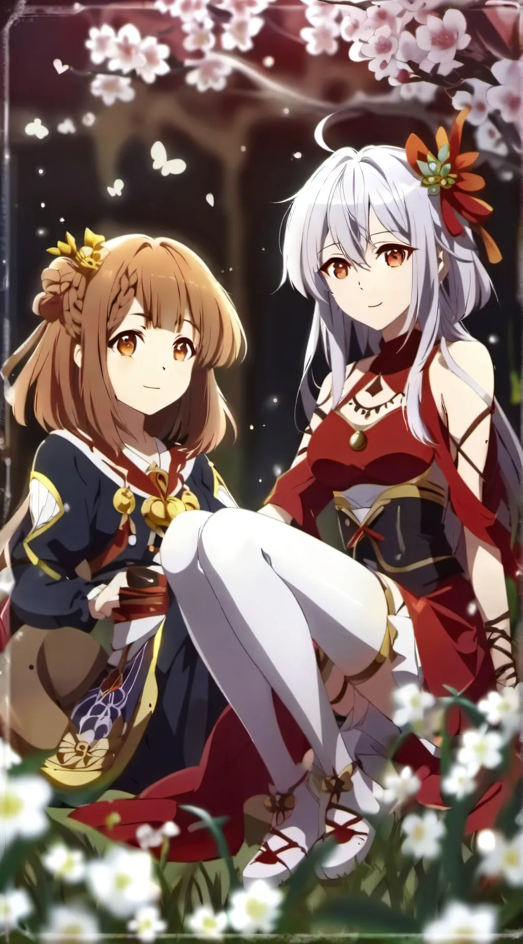 ai character: Maya and Tami background