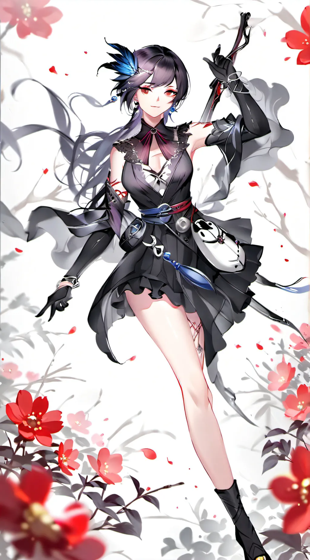 ai character: 💜Fashi💙 background