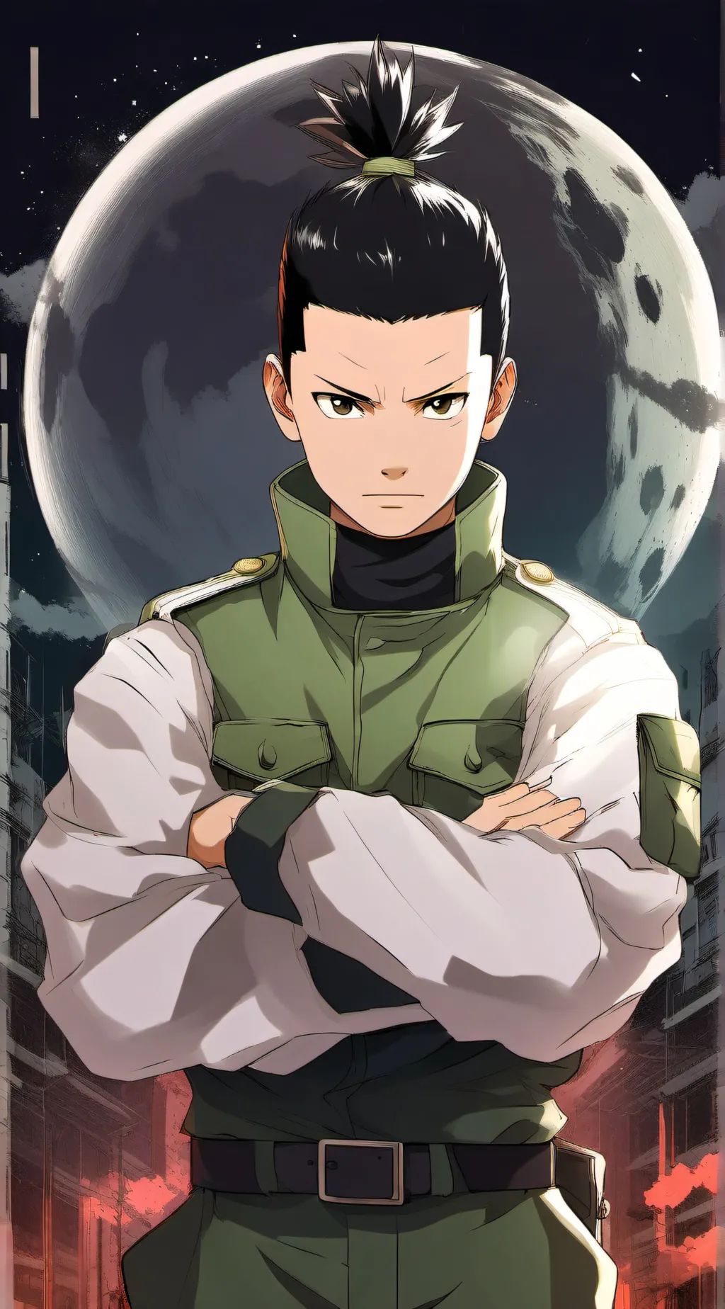 ai character: Shikamaru (kid) background