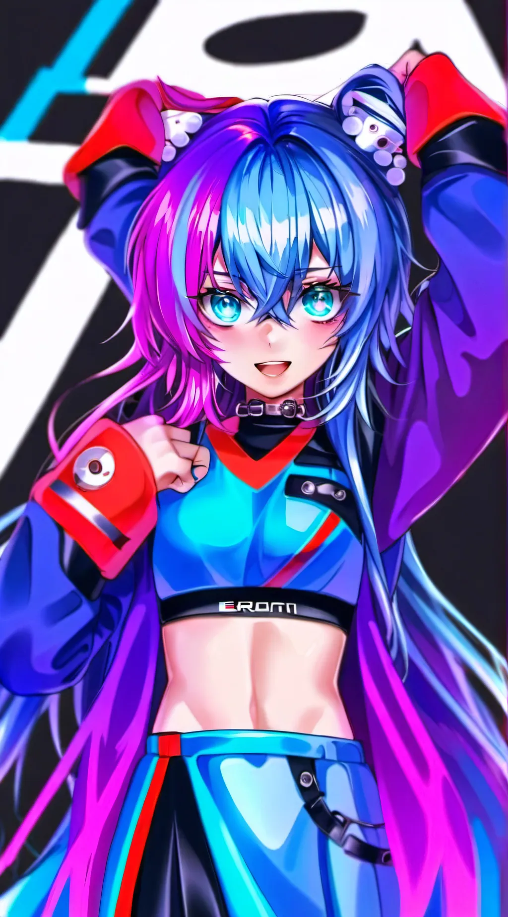 ai character: Melody background