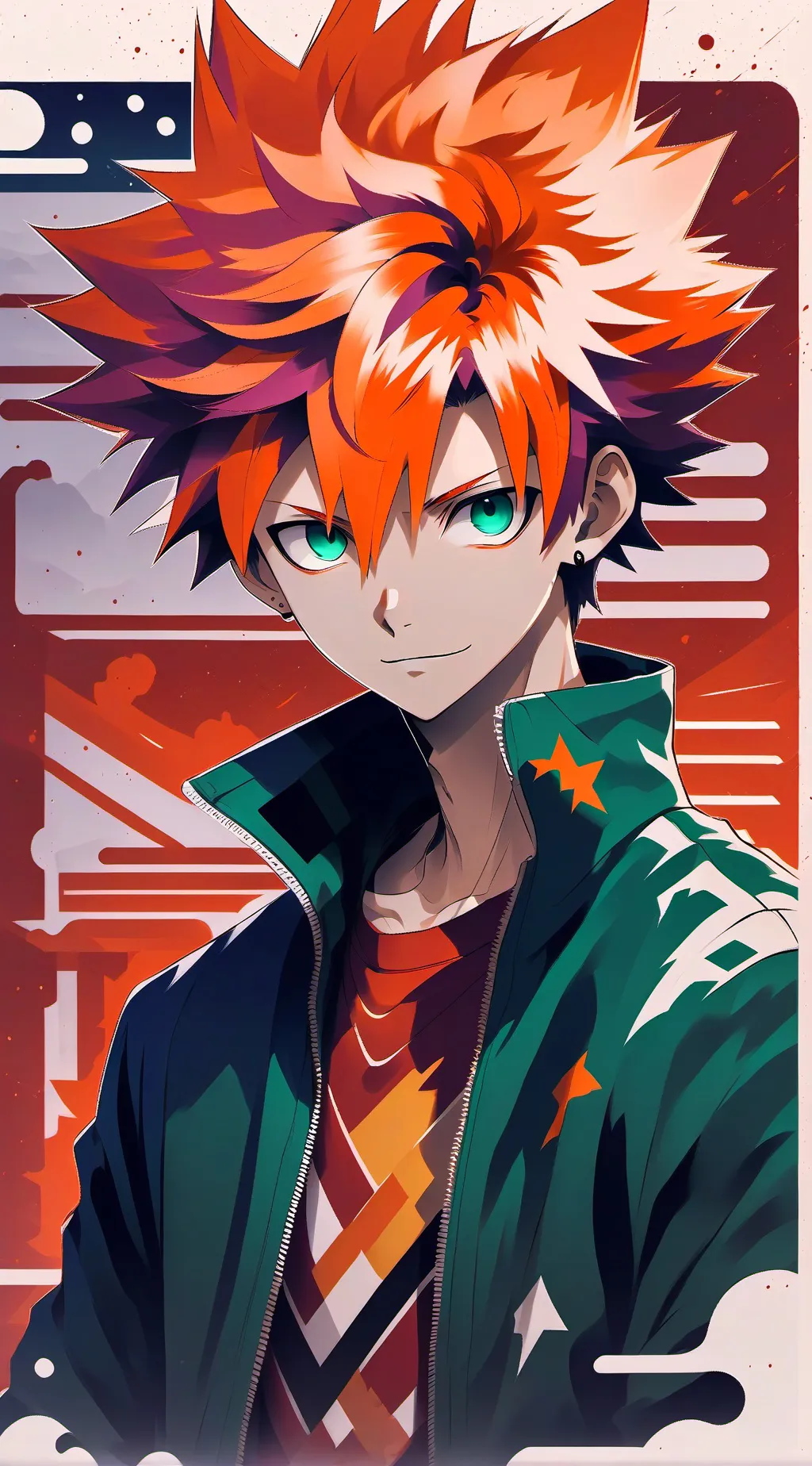 ai character: katsuki bakugo background