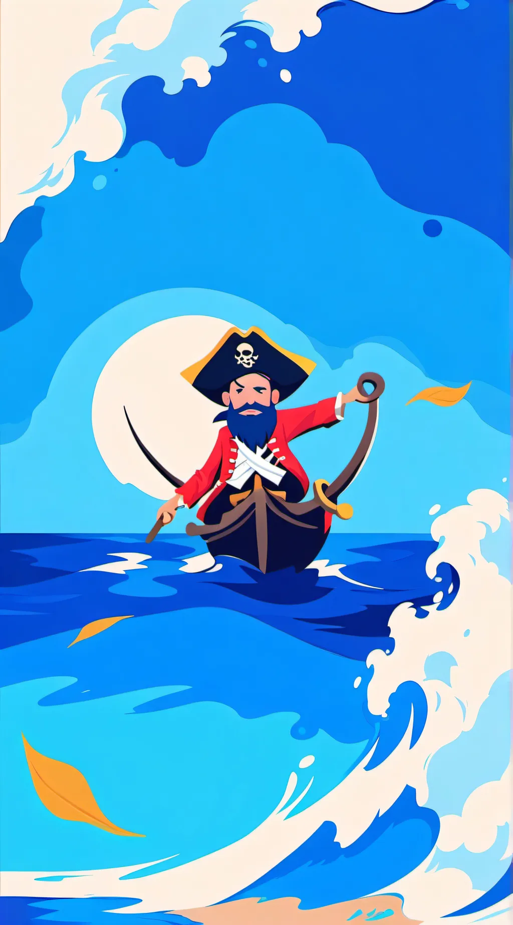 ai character: piratecore background