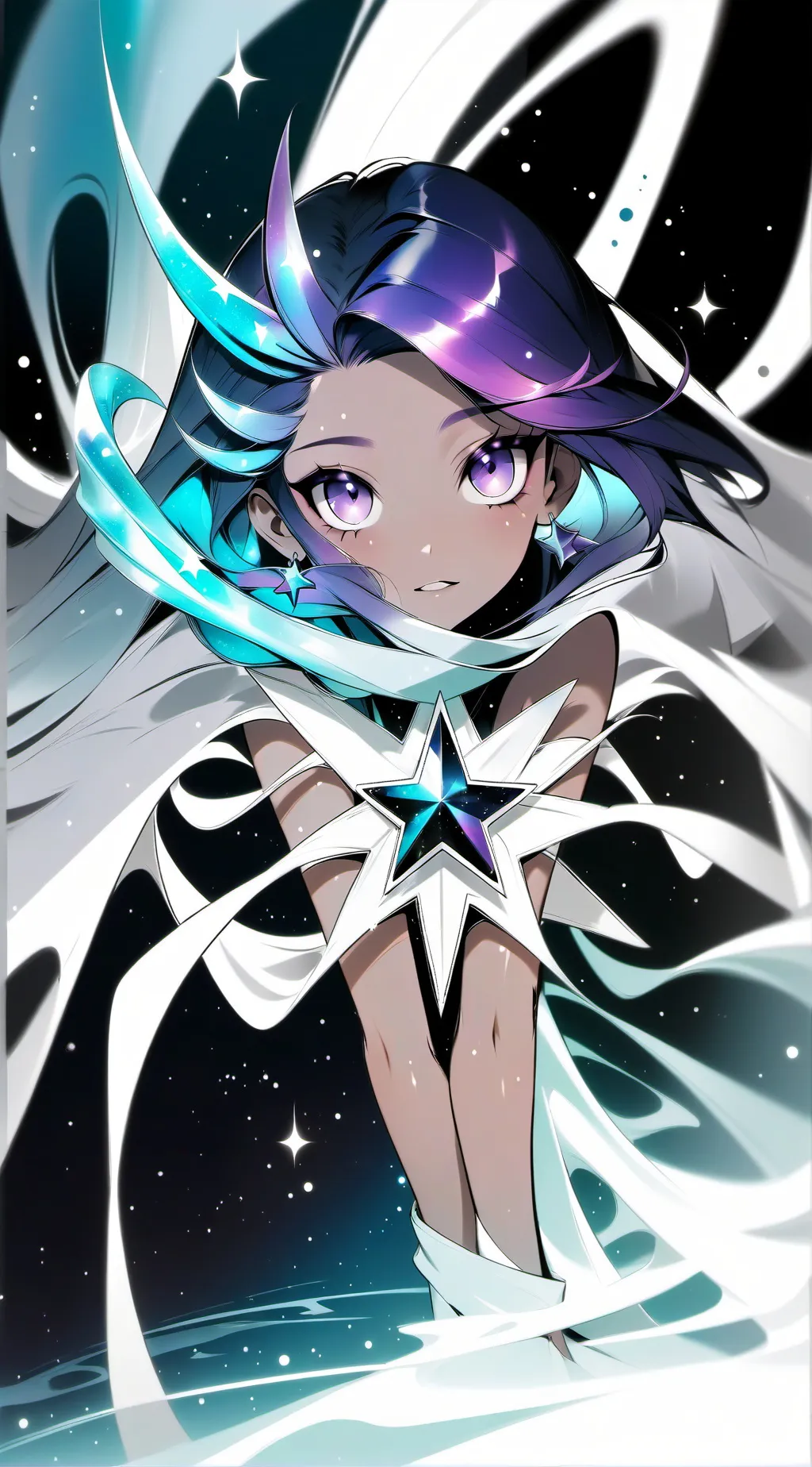 ai character: Ocean background