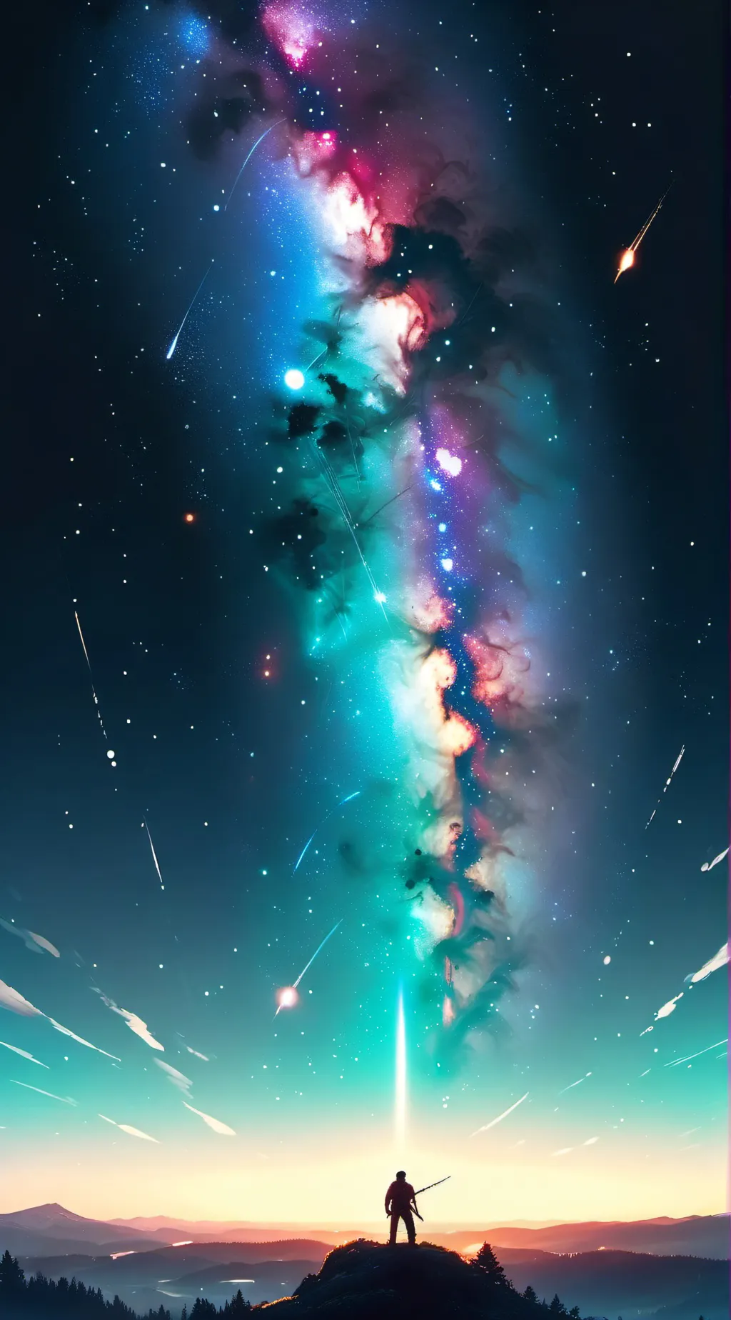 ai character: Hogwarts Beach day background