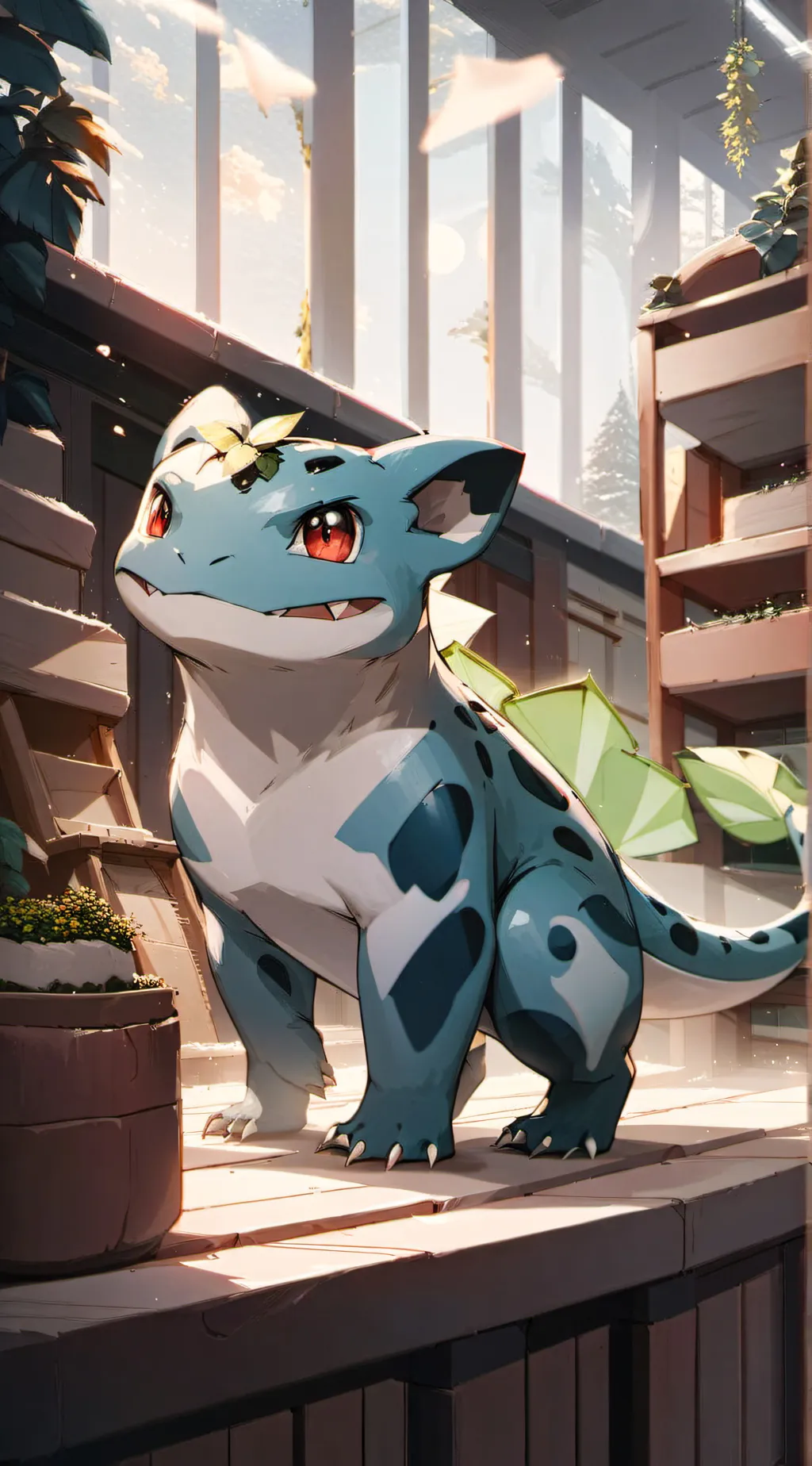 ai character: Bulbasaur background
