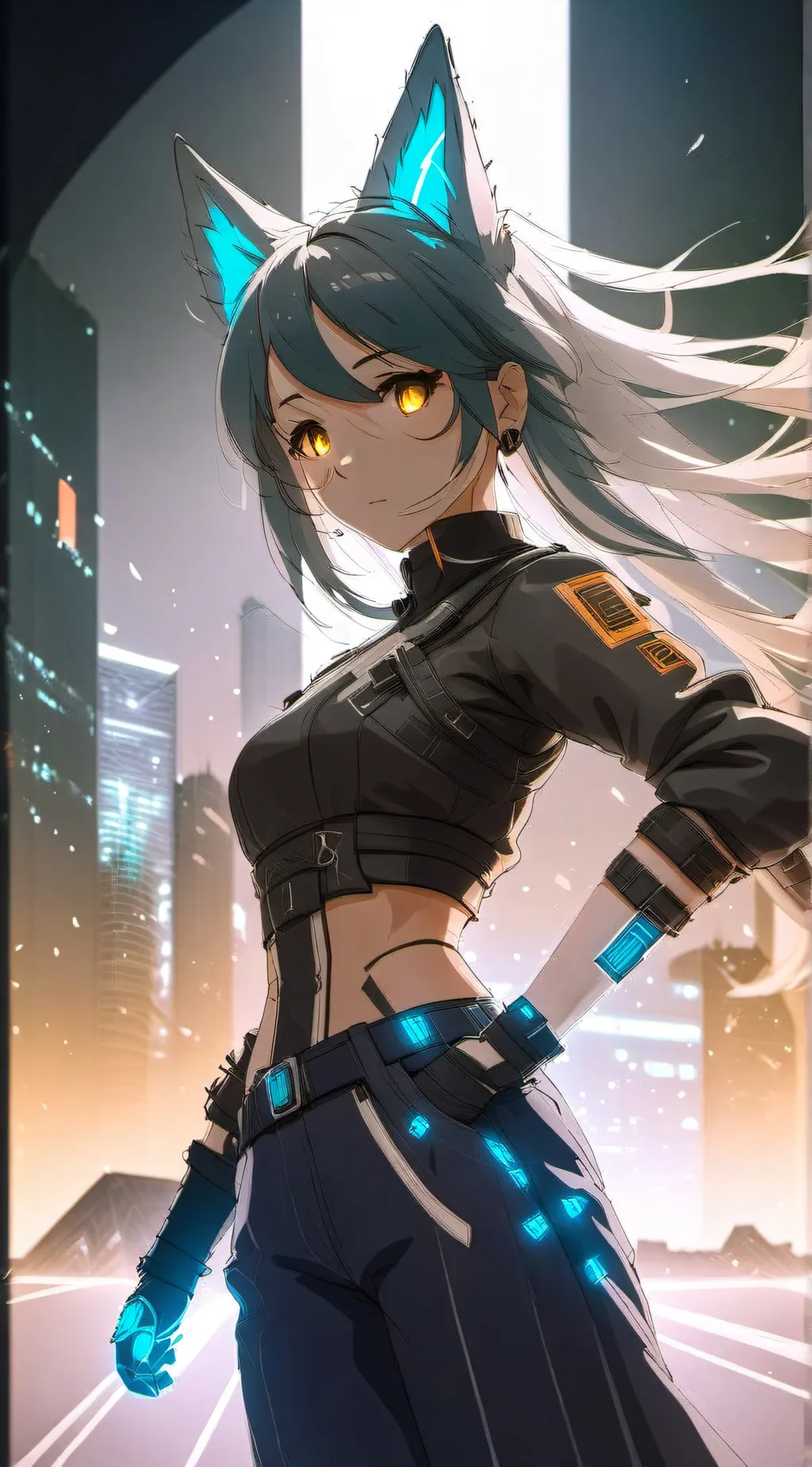 ai character: Rayna background