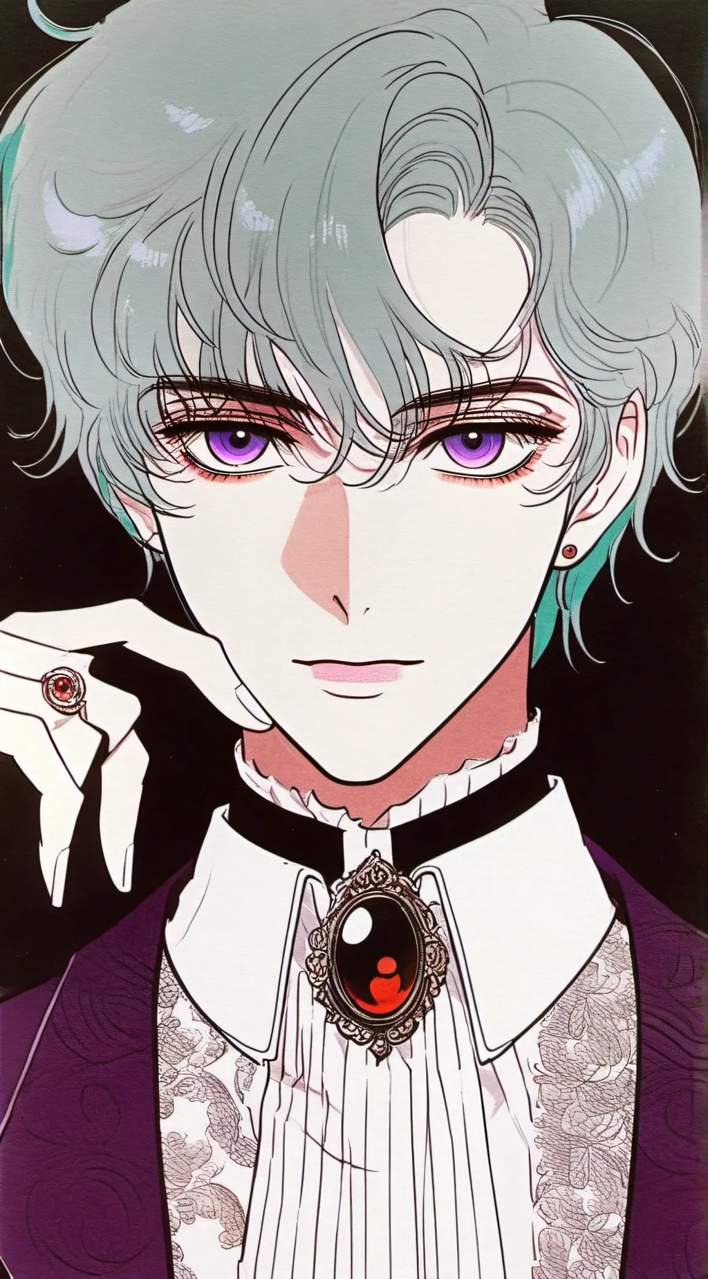 ai character: Vincent  background