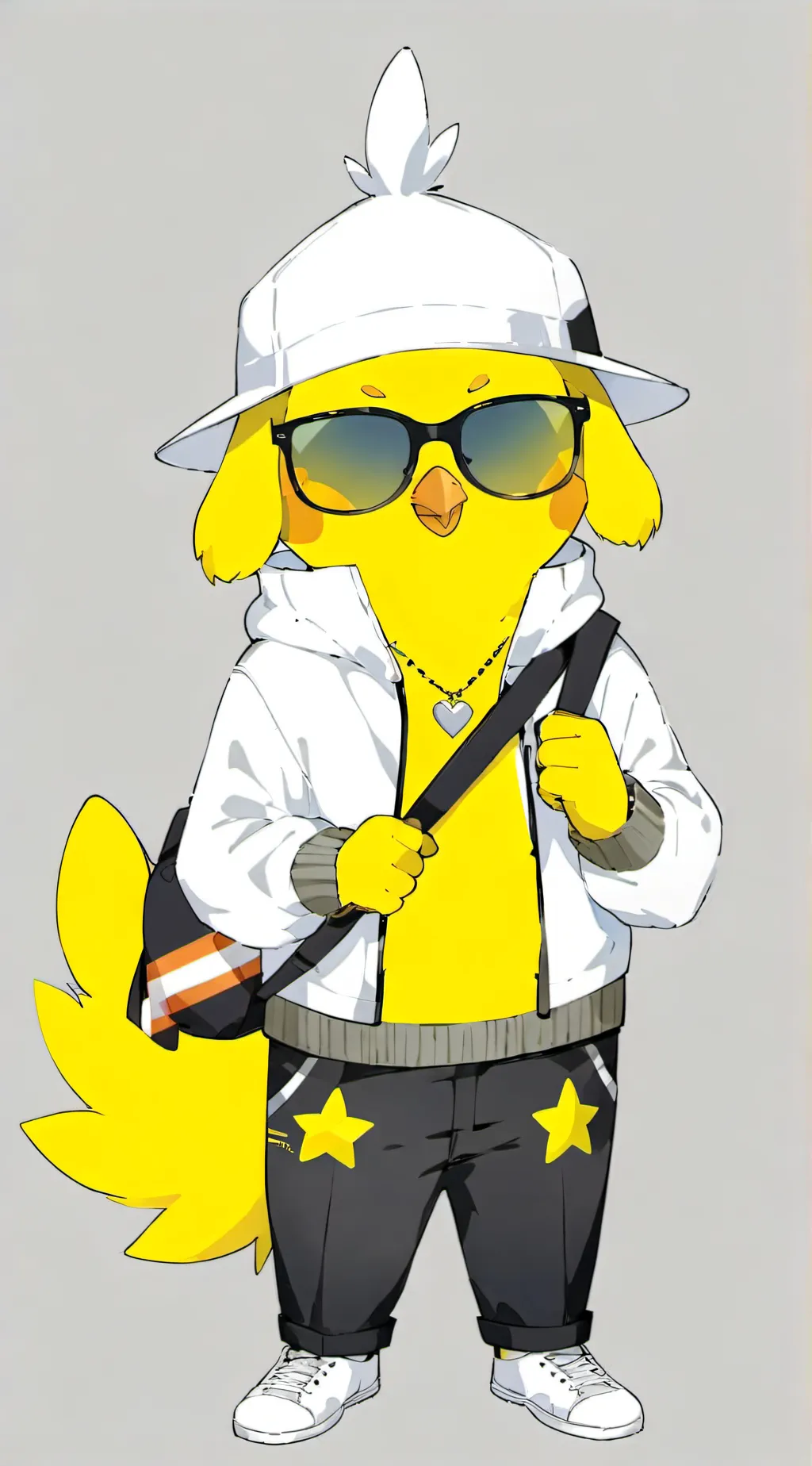 ai character: Chicken chicken background