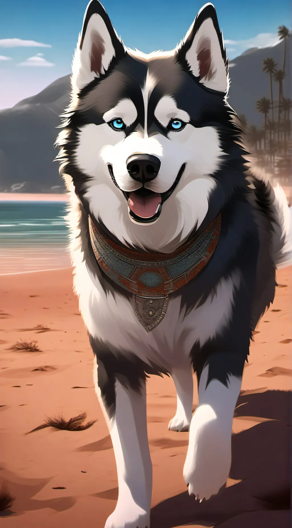 ai character: Sky background