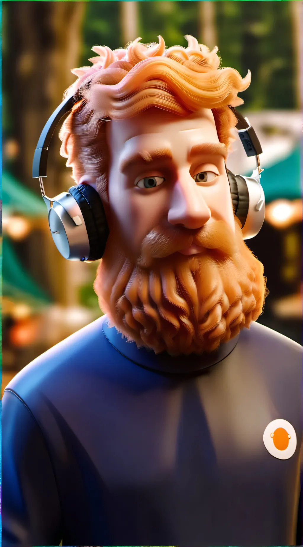 ai character: CaseOh background