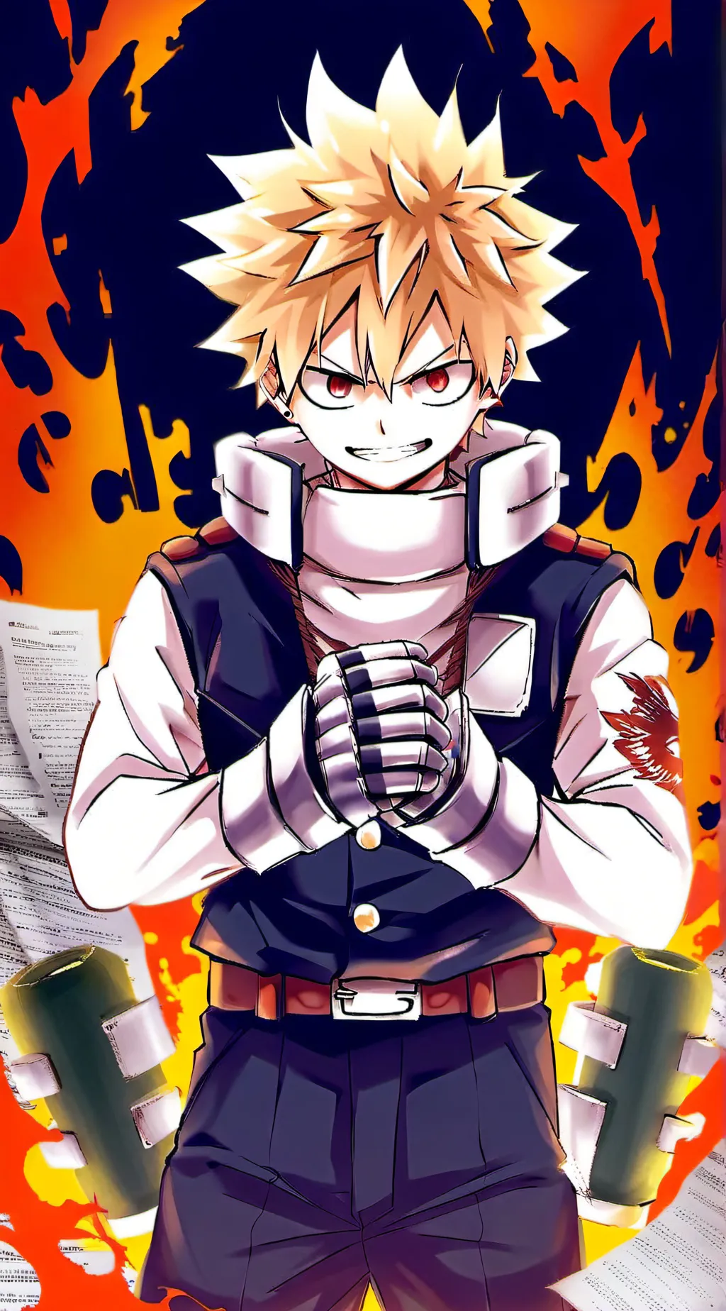 ai character: Baku go background