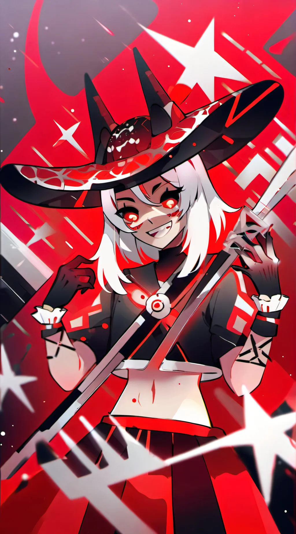 ai character: Vaggie HH background