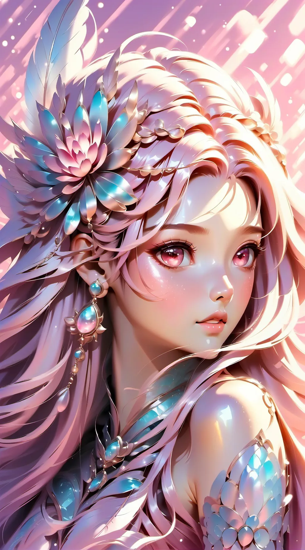 ai character: Girl Test background