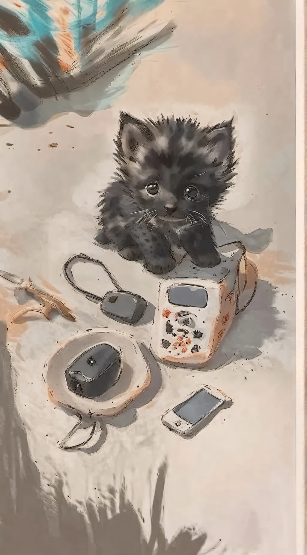 ai character: Kitty background