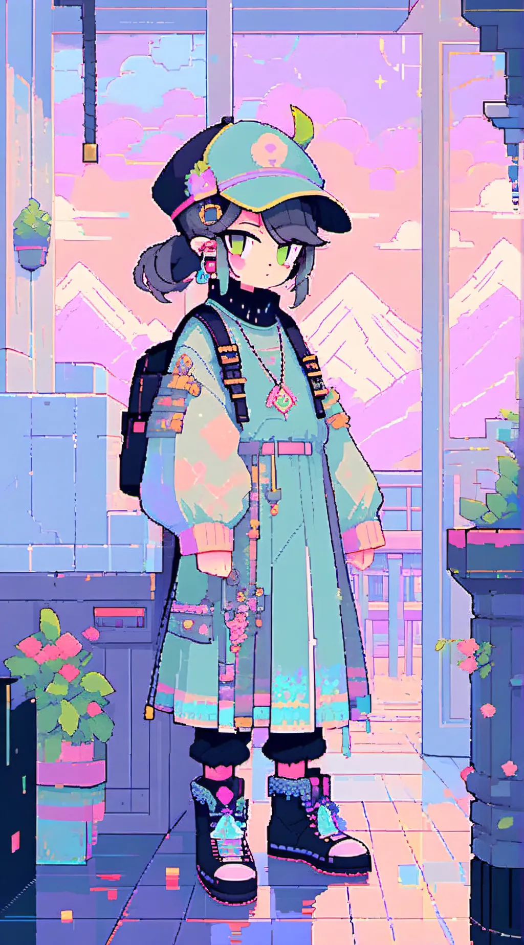 ai character: Youtuber background