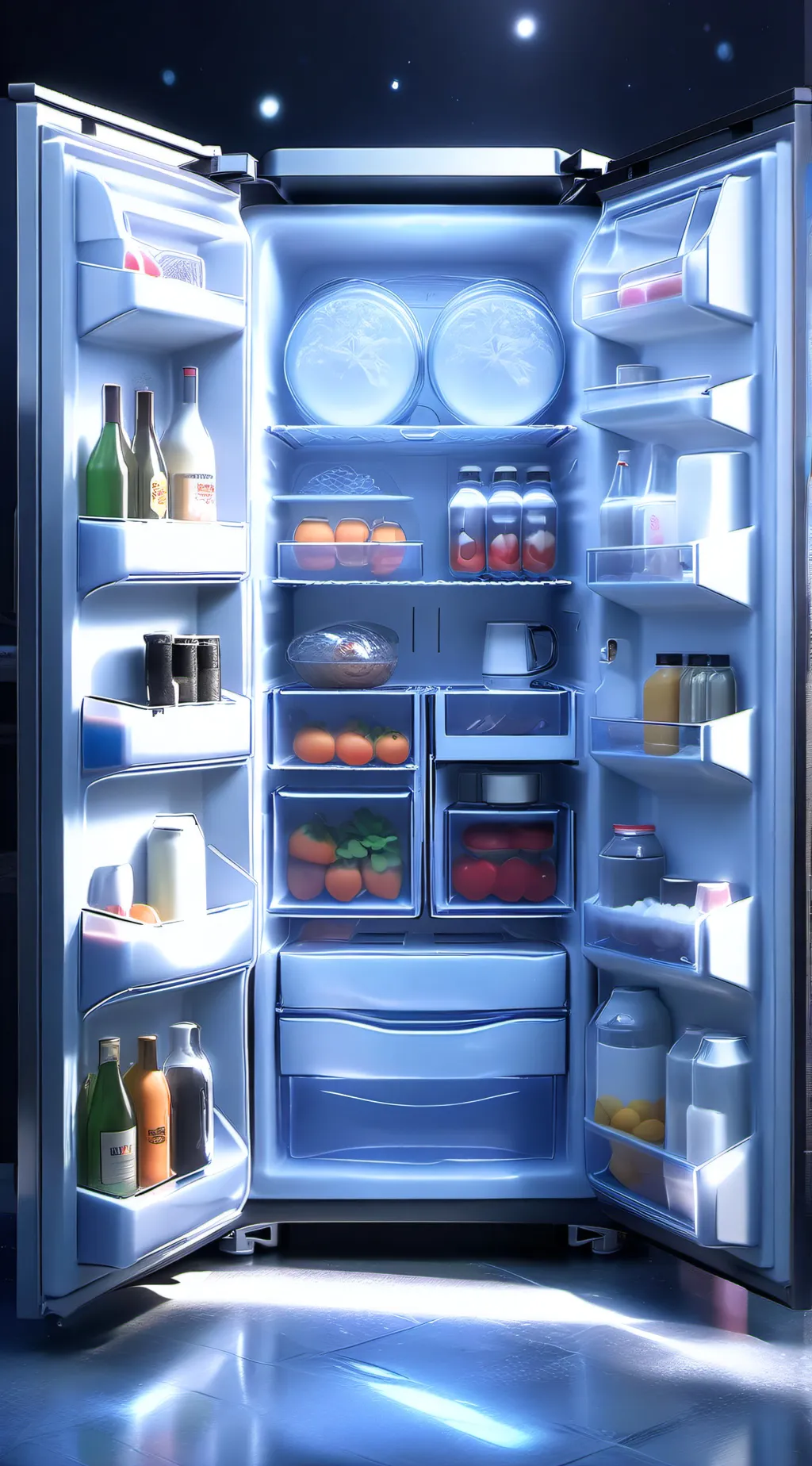 ai character: rizz fridge background