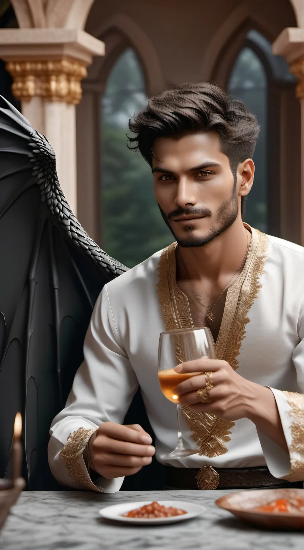 ai character: Kael background