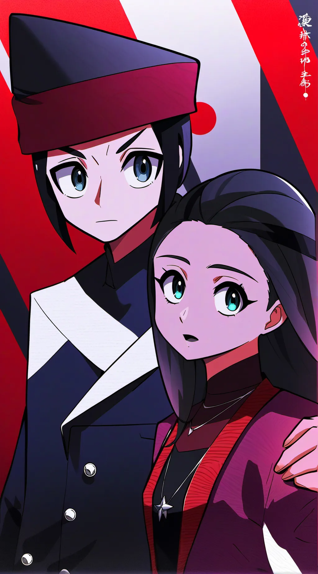 ai character: hh👁️👄👁️ background