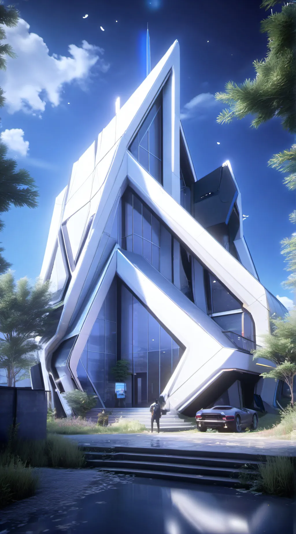 ai character: a contest background