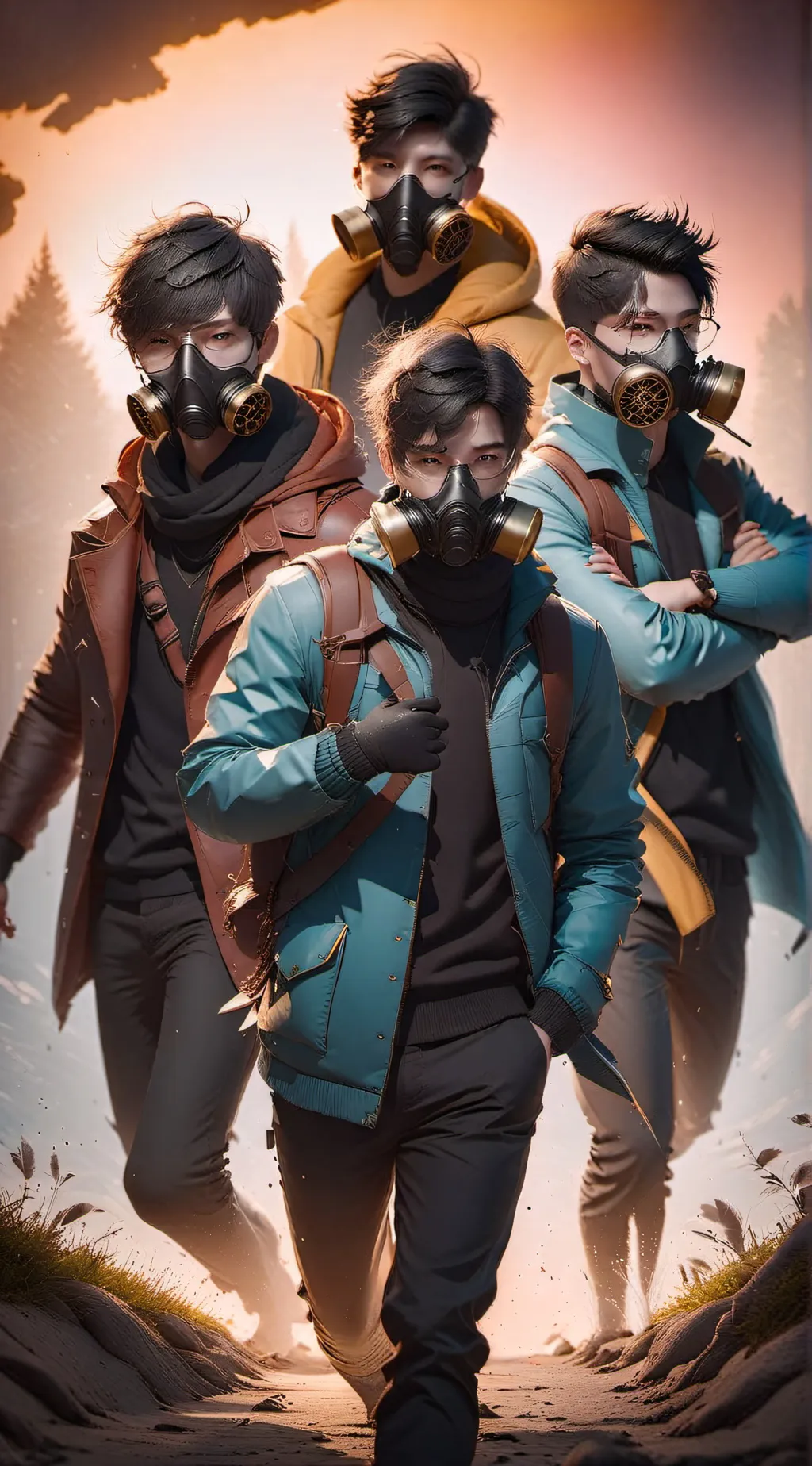 ai character: event survival  background