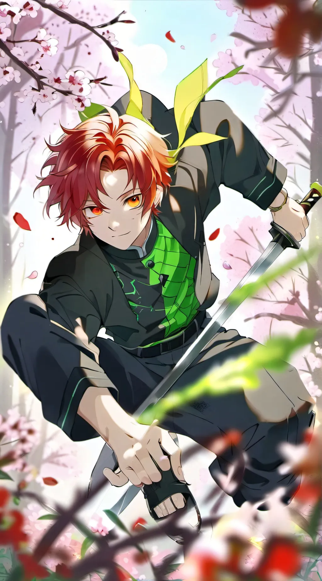 ai character: Demon slayer🗡️ background