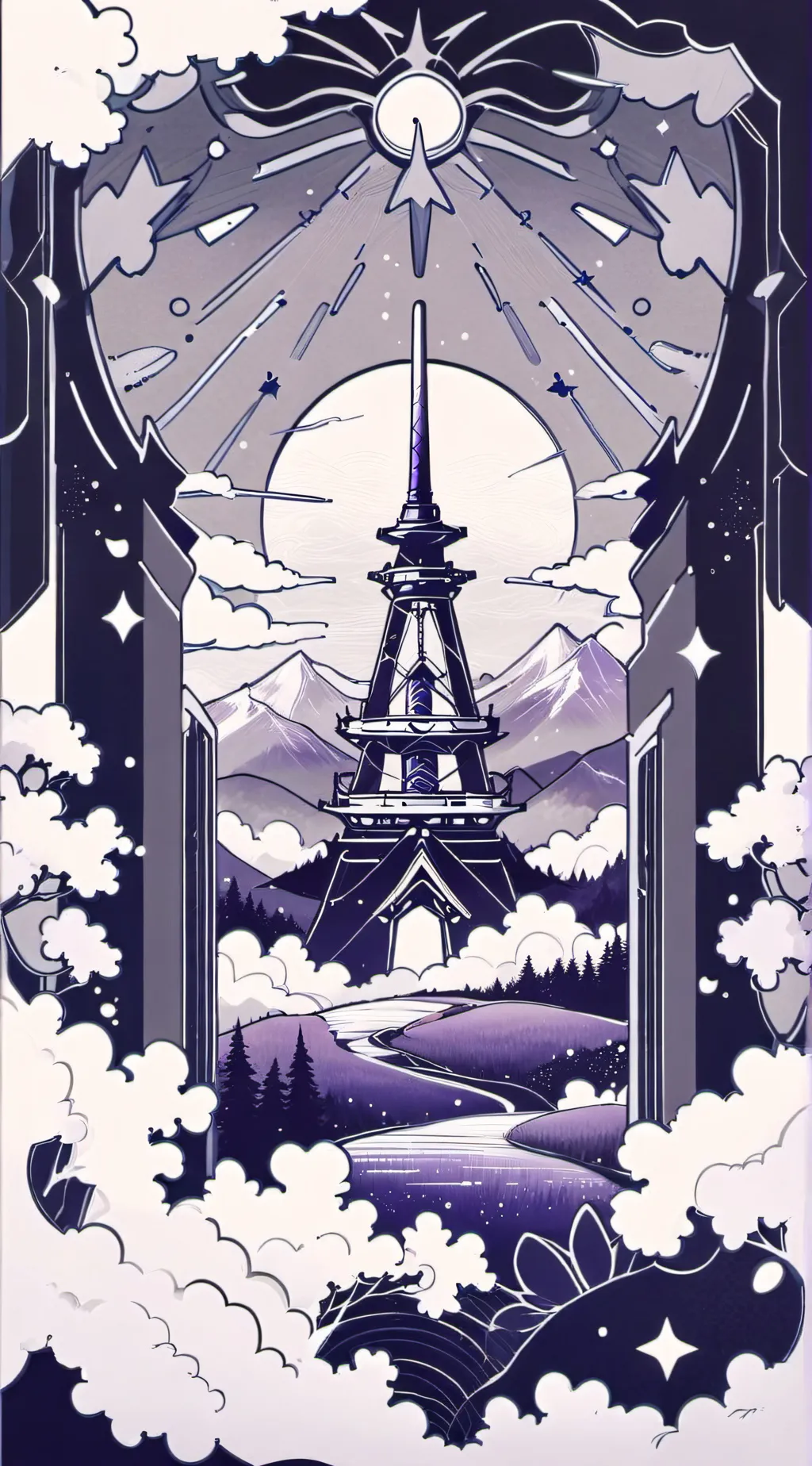 ai character: Pirate cove vhs background