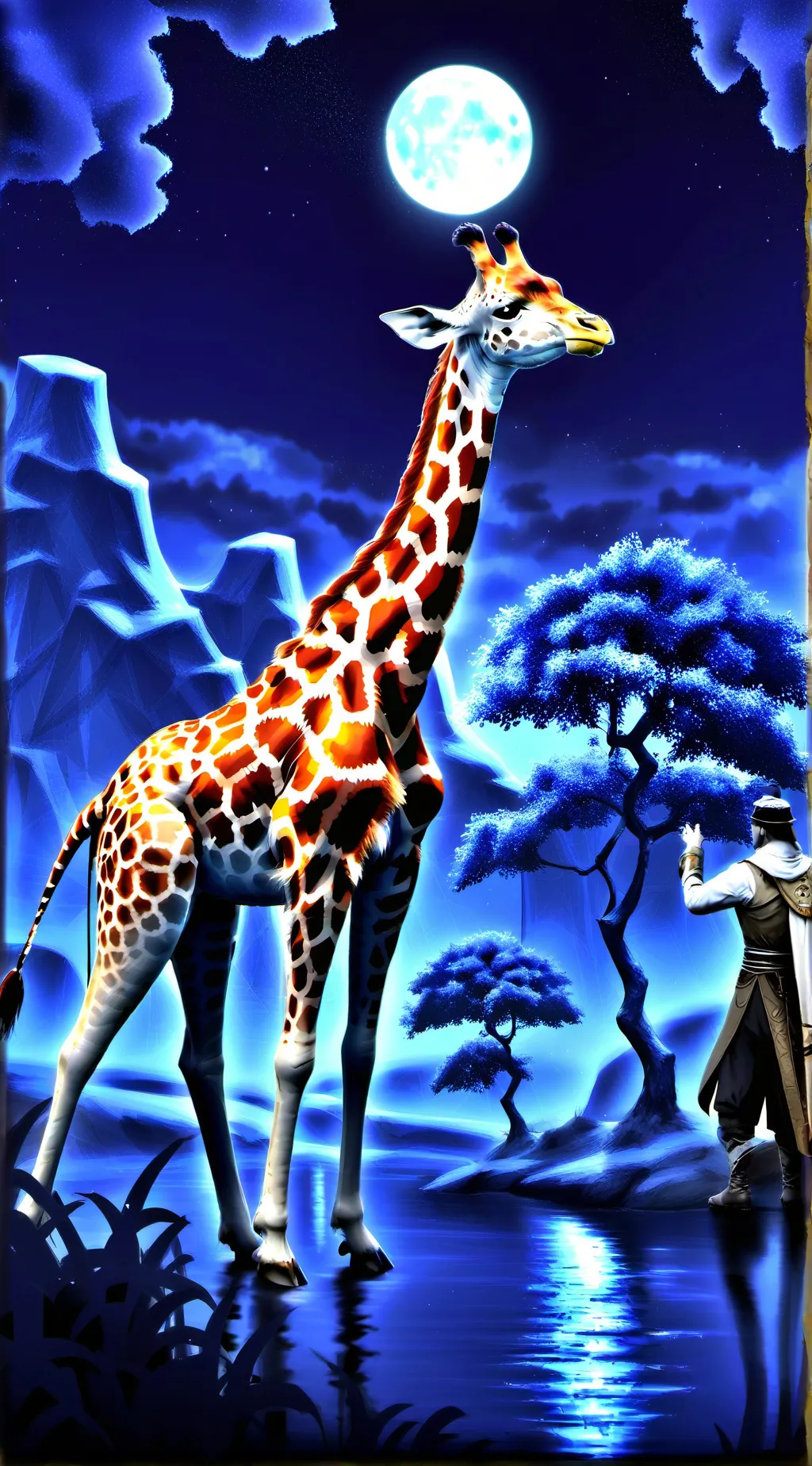 ai character: Smiling critters  background