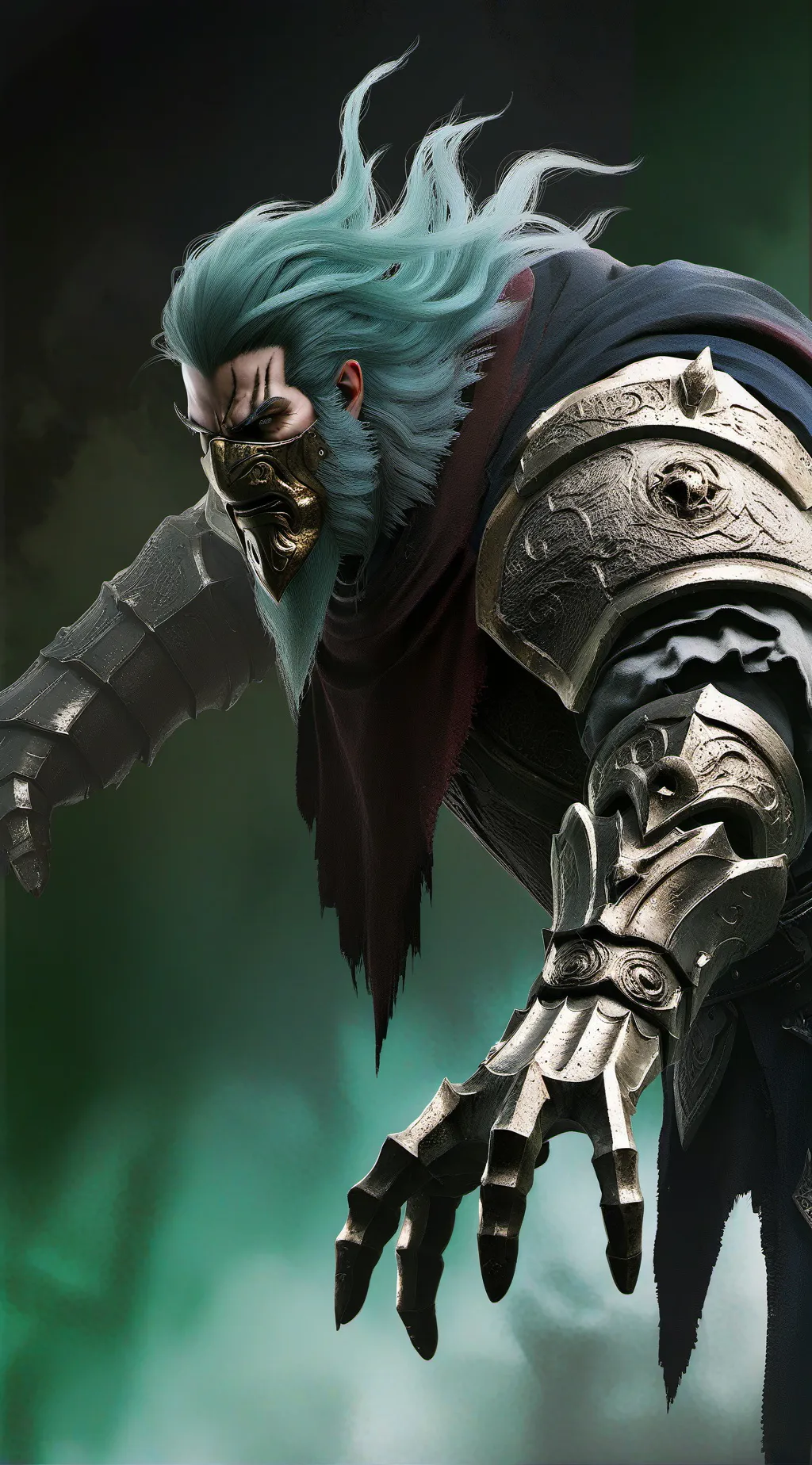 ai character: shadow background