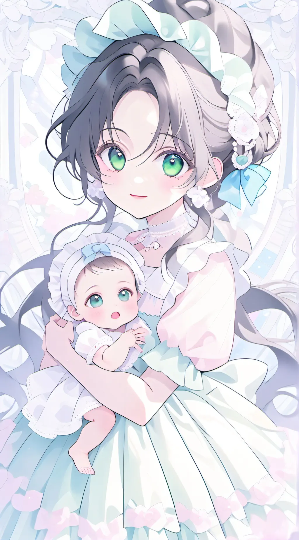 ai character: Lana and Lina background