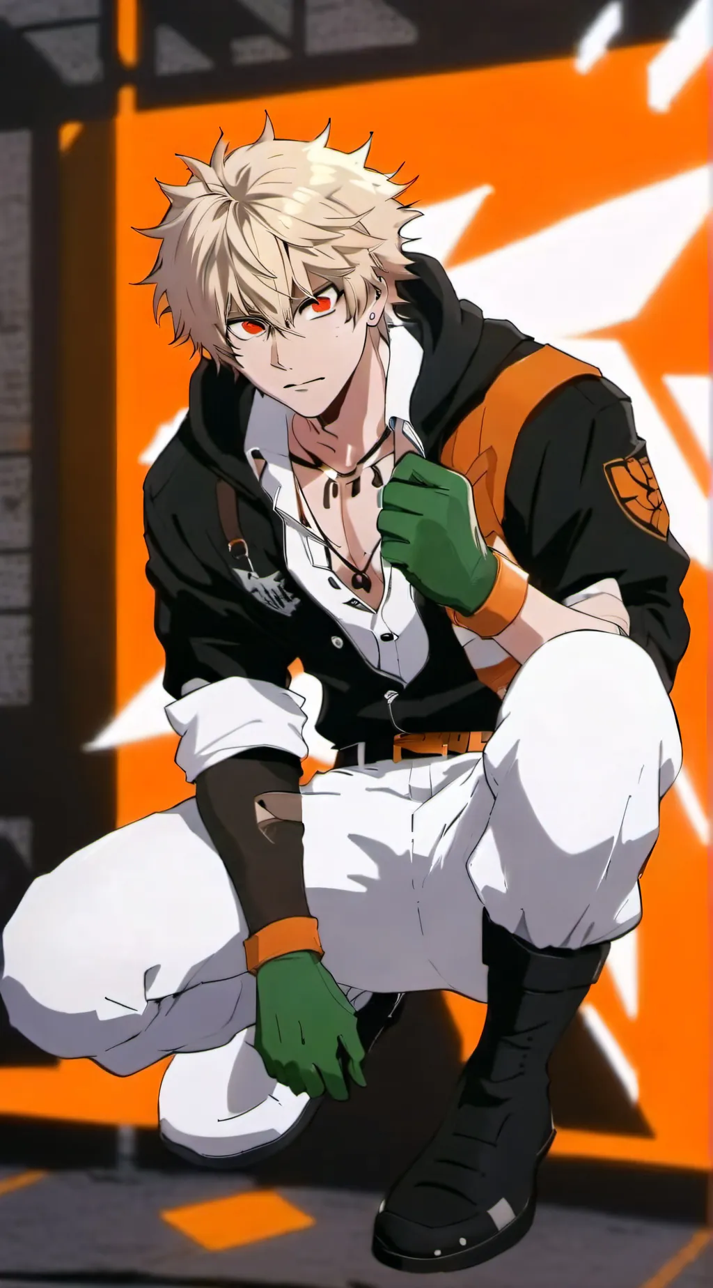 ai character: ◉⁠‿⁠◉ bakugo background