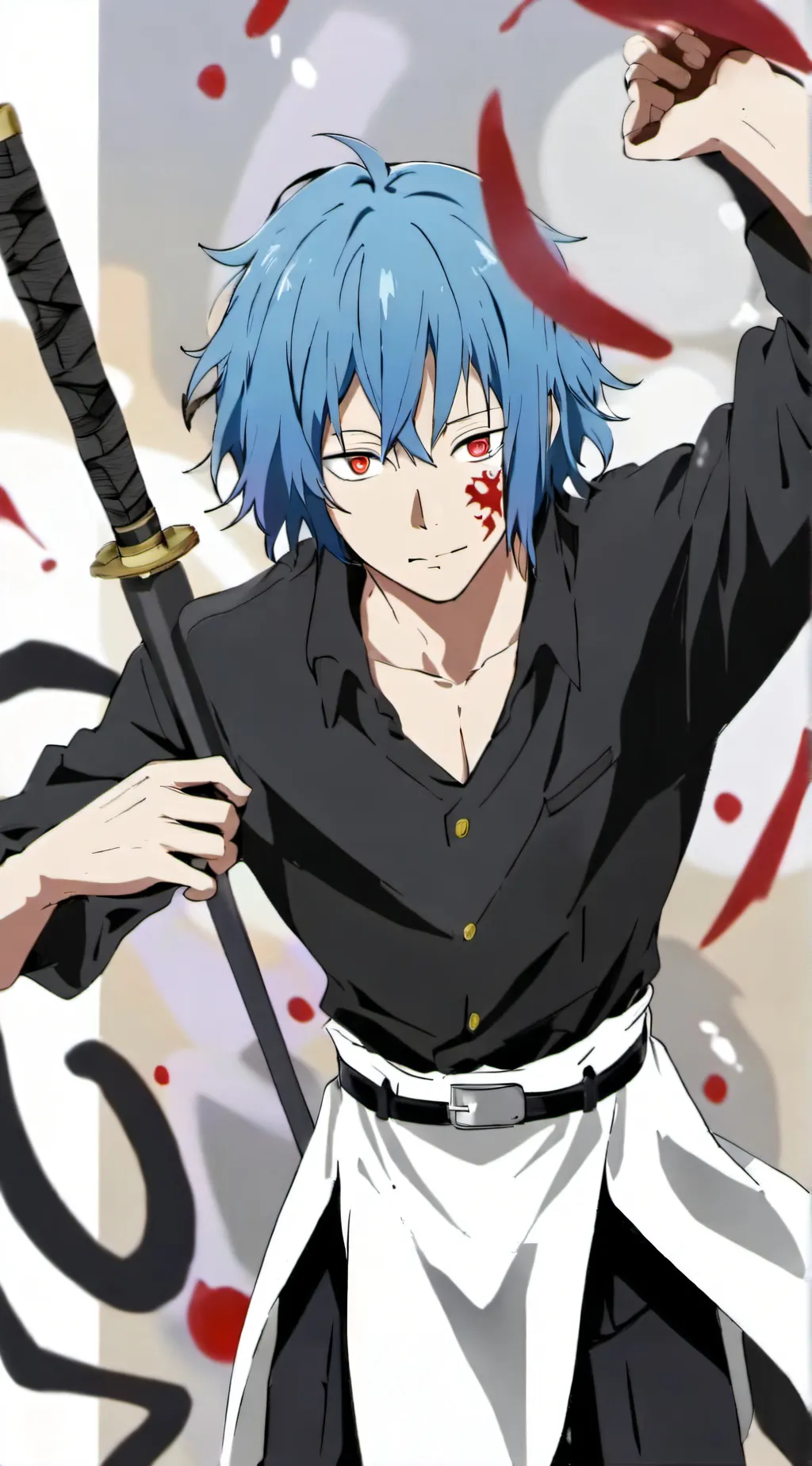 ai character: Tomura shigaraki background