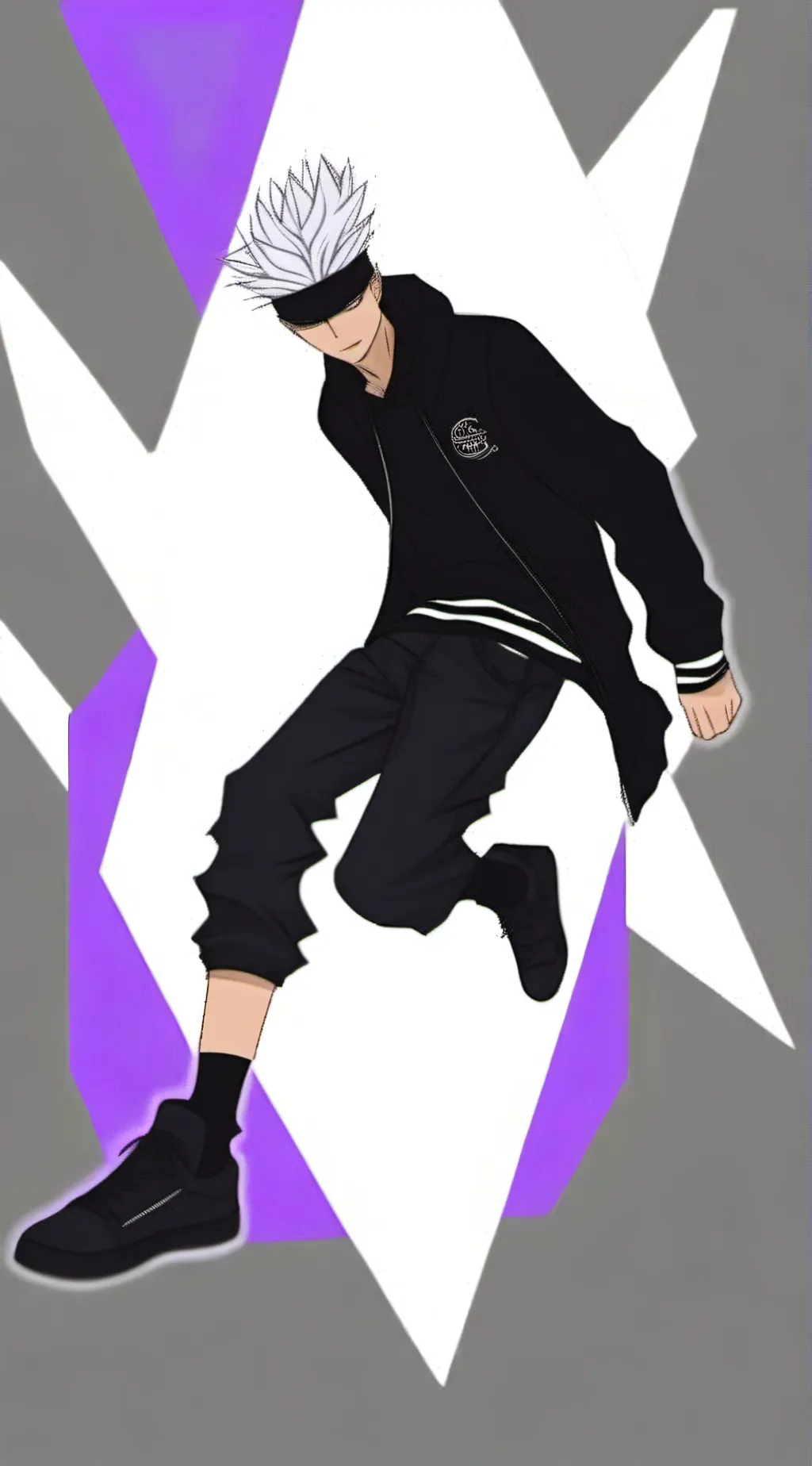 ai character: Drippy gojo background