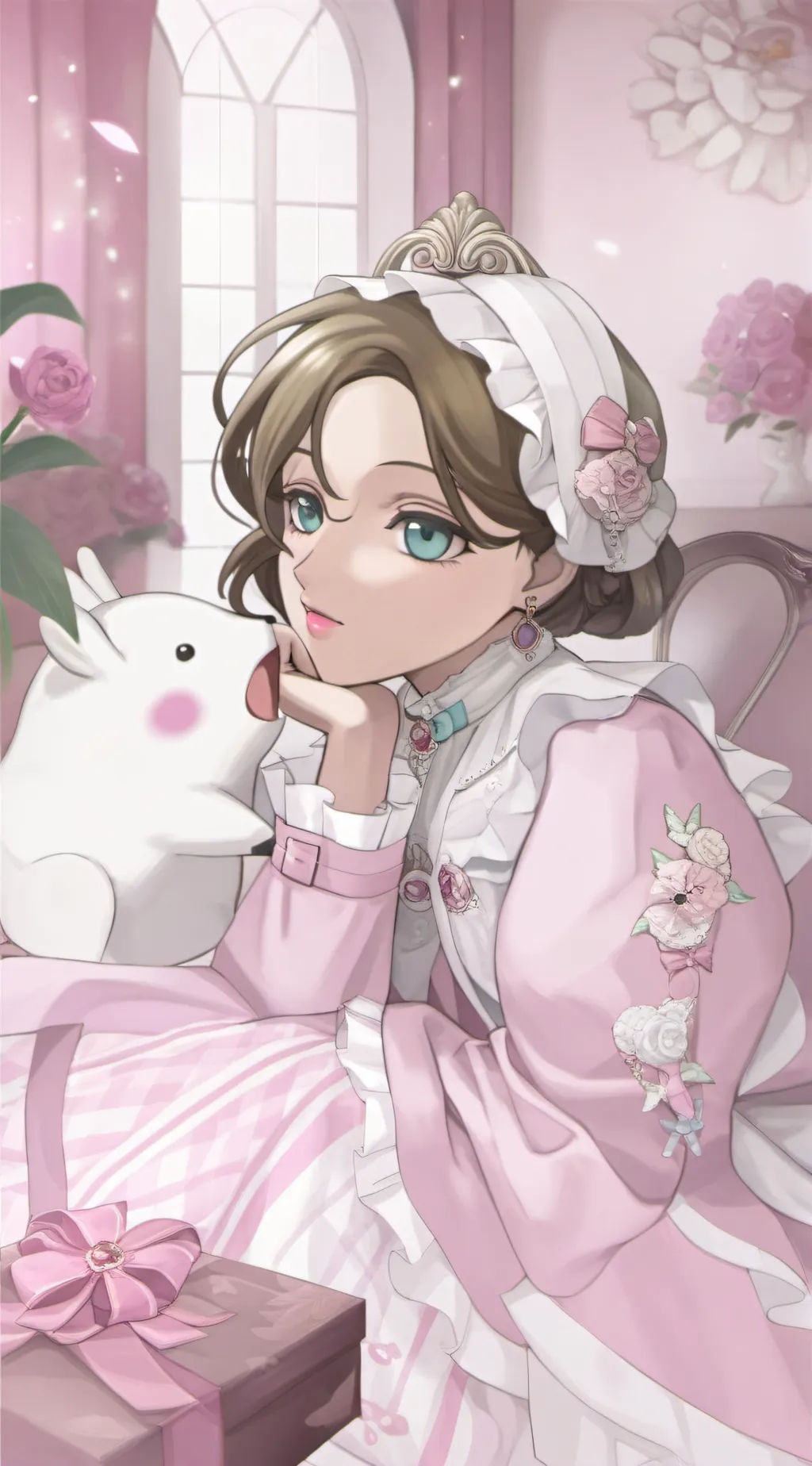 ai character: Rapunzel  background