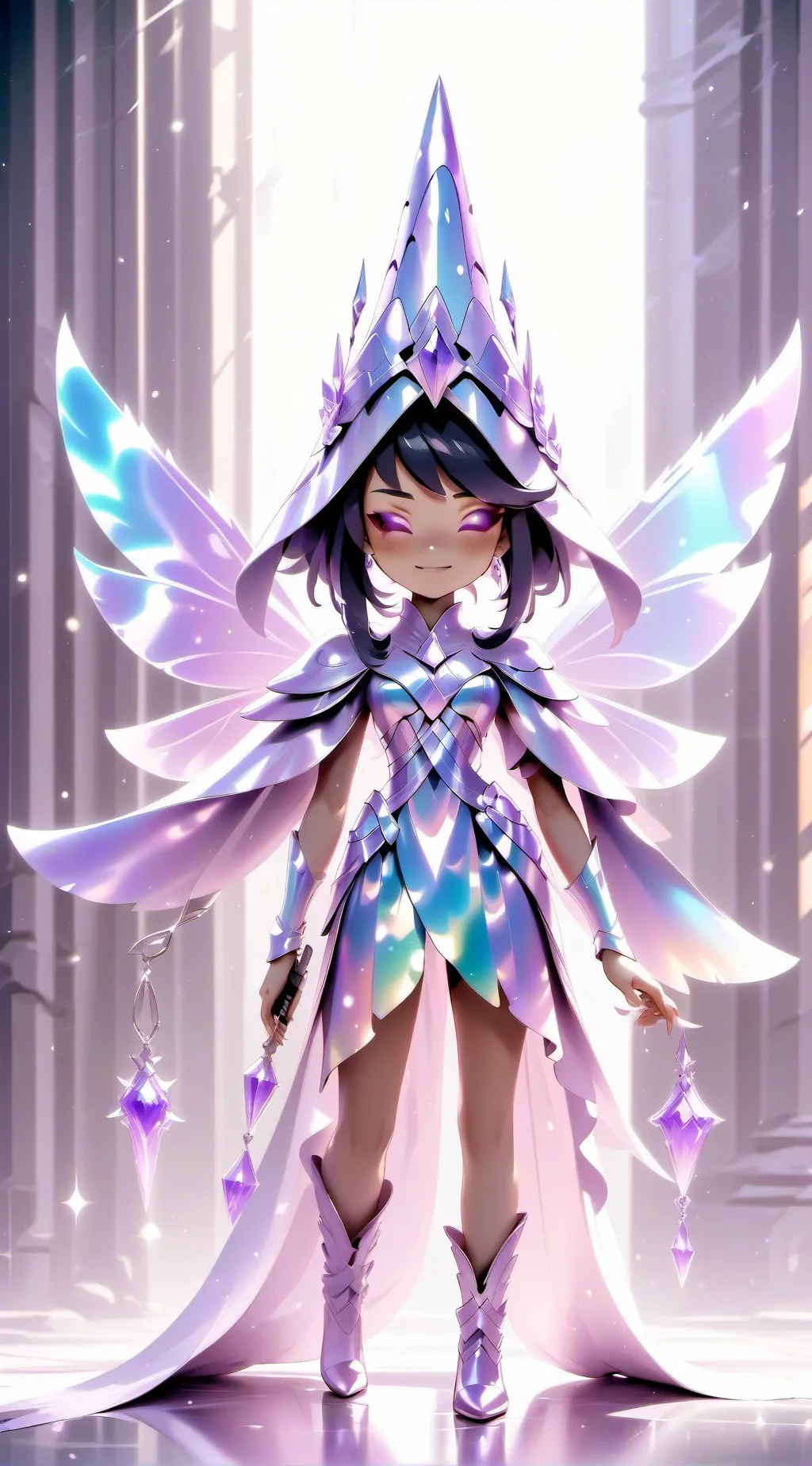 ai character: Hi background