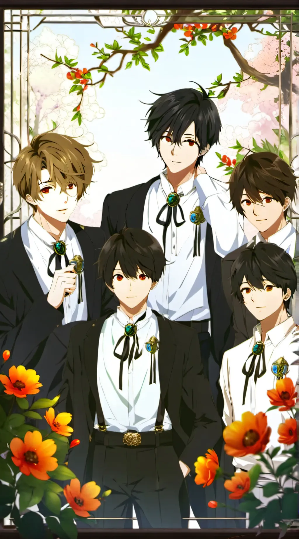 ai character: friend group background