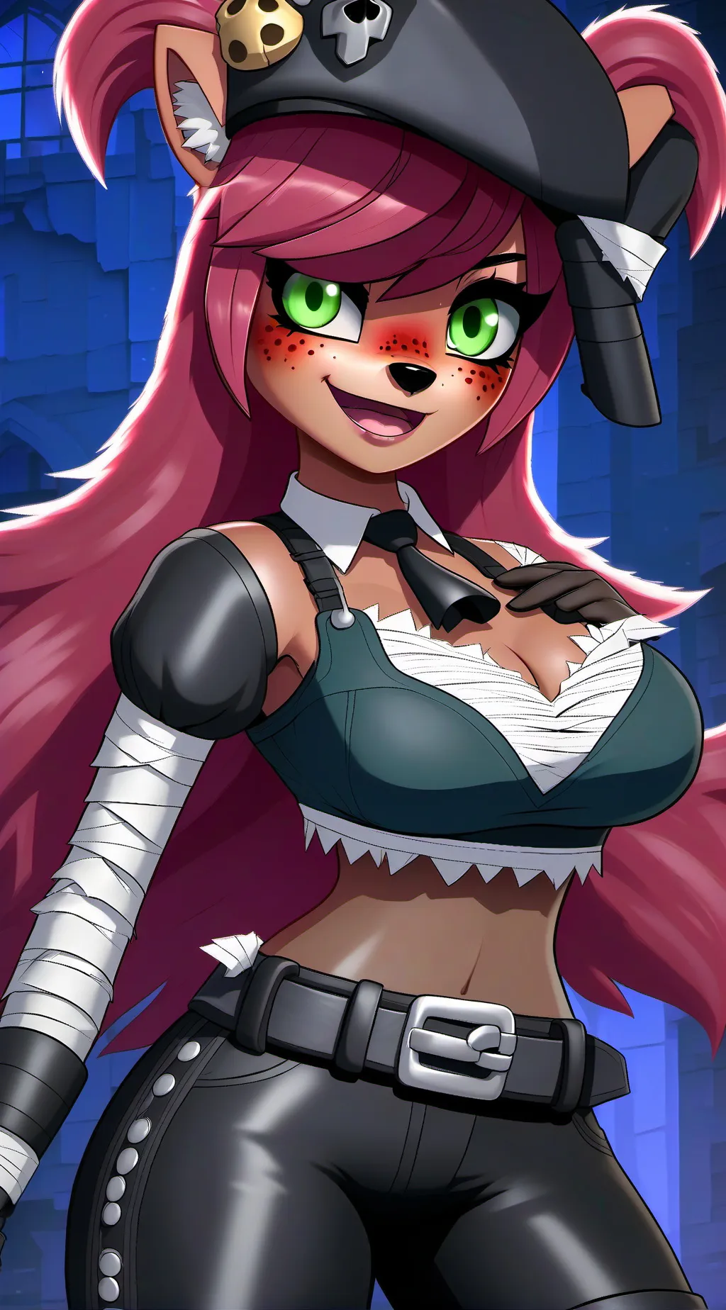 ai character: foxy  background
