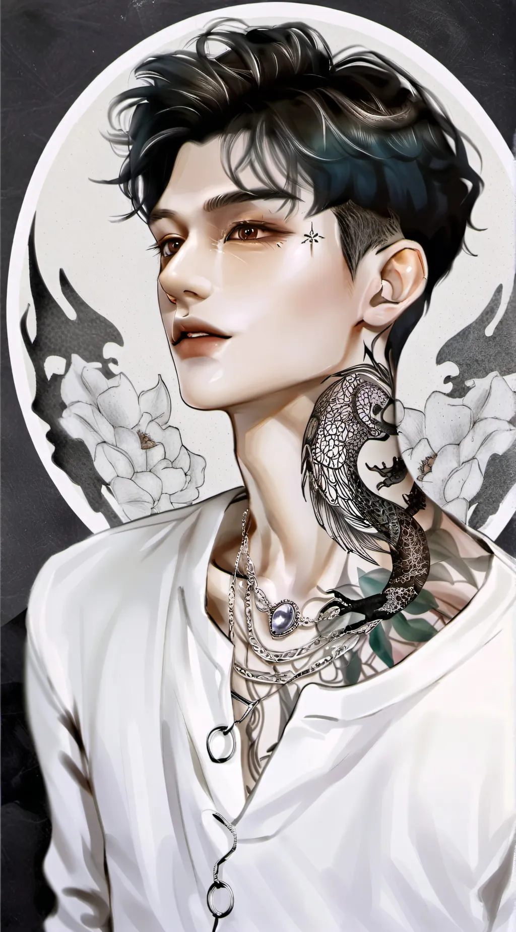 ai character: Axel  background