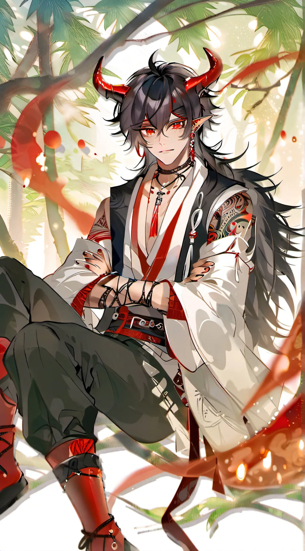 ai character: Luó Mócái background