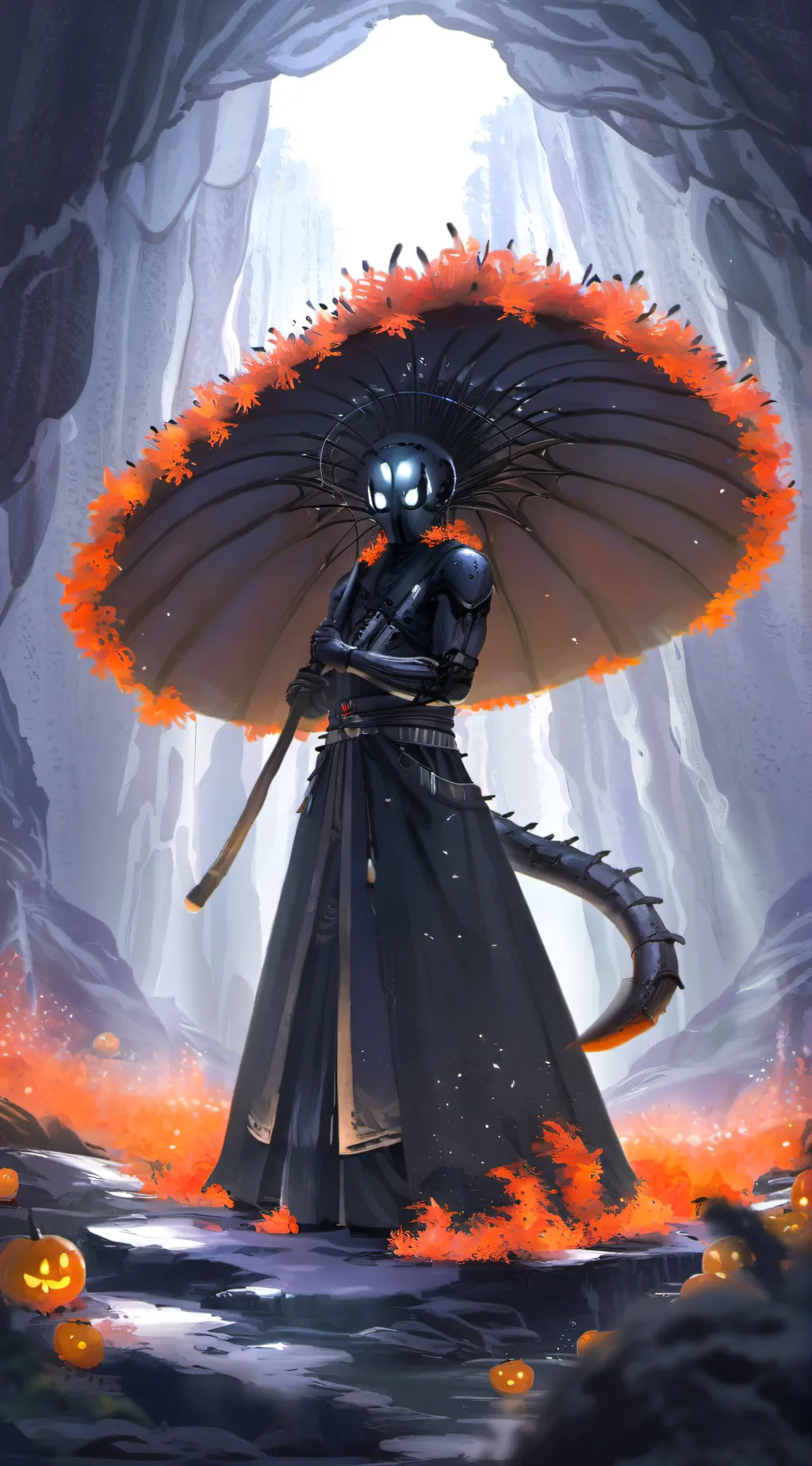 ai character: Nosk(Disguised) background