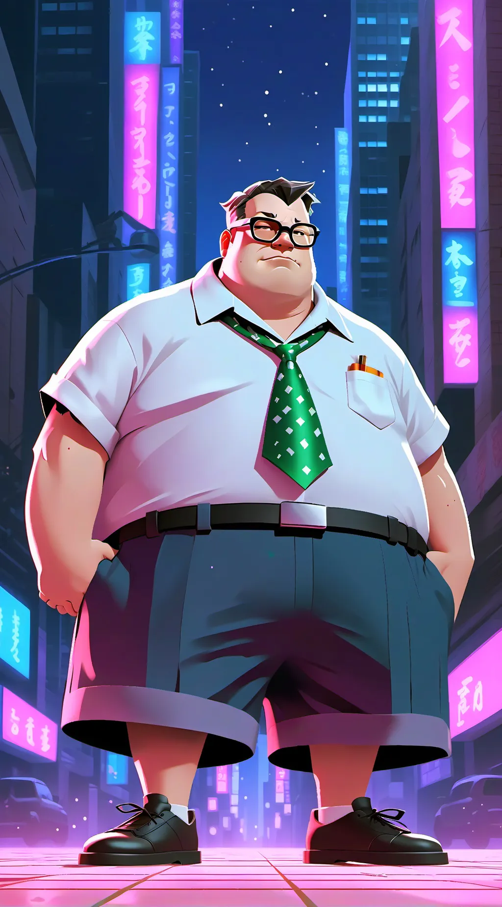 ai character: Nerd background