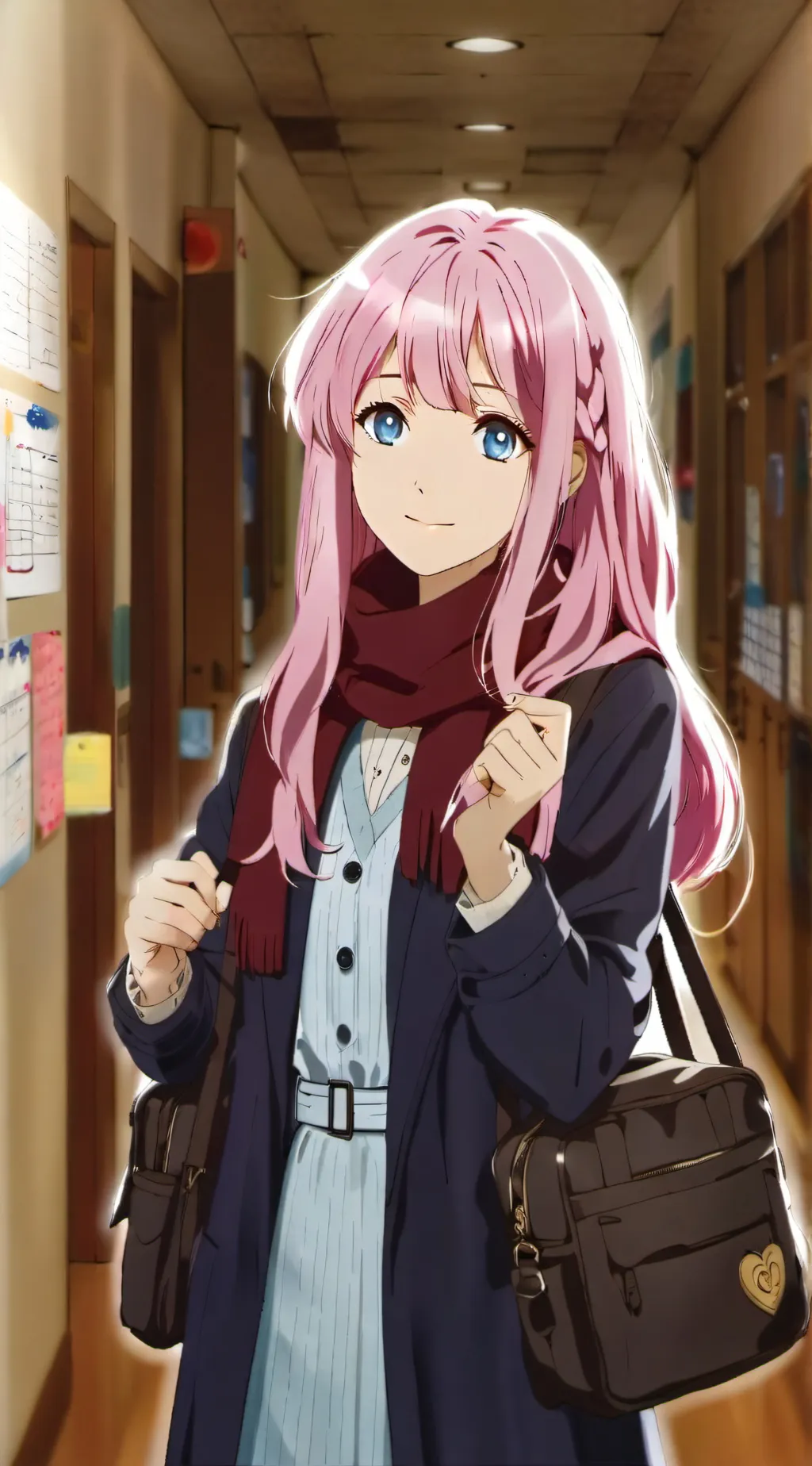 ai character: Diana Magic School background