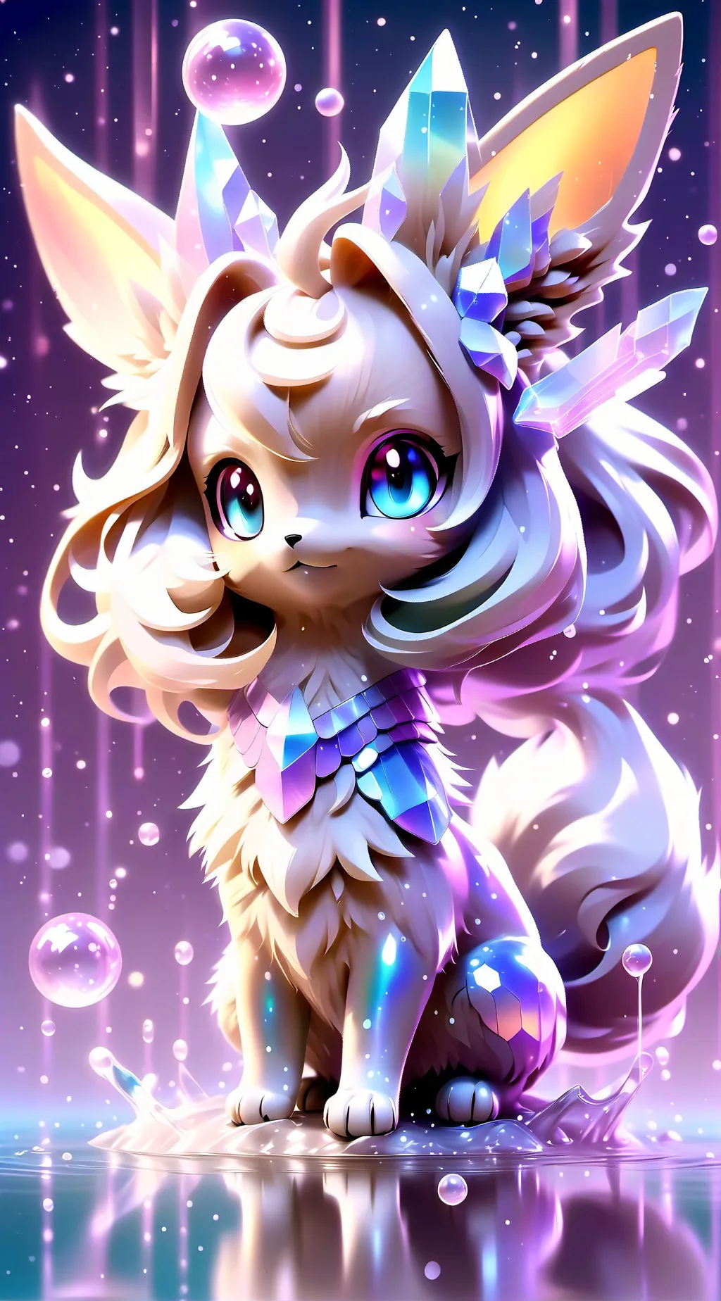 ai character: mama cat background