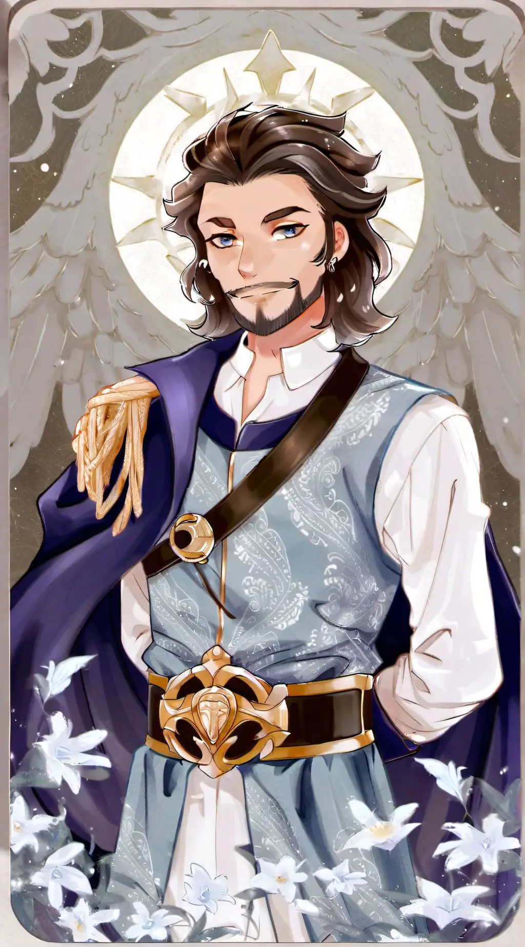 ai character: Zeus  background