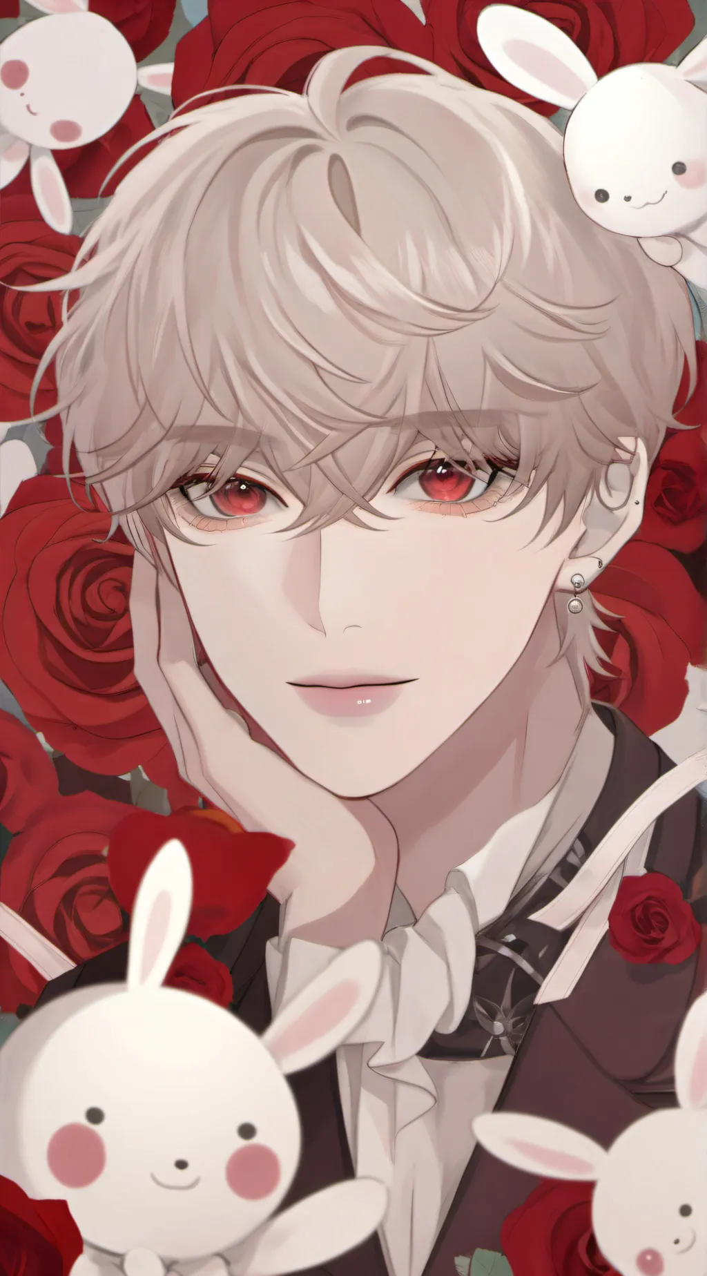 ai character: Lucky  background