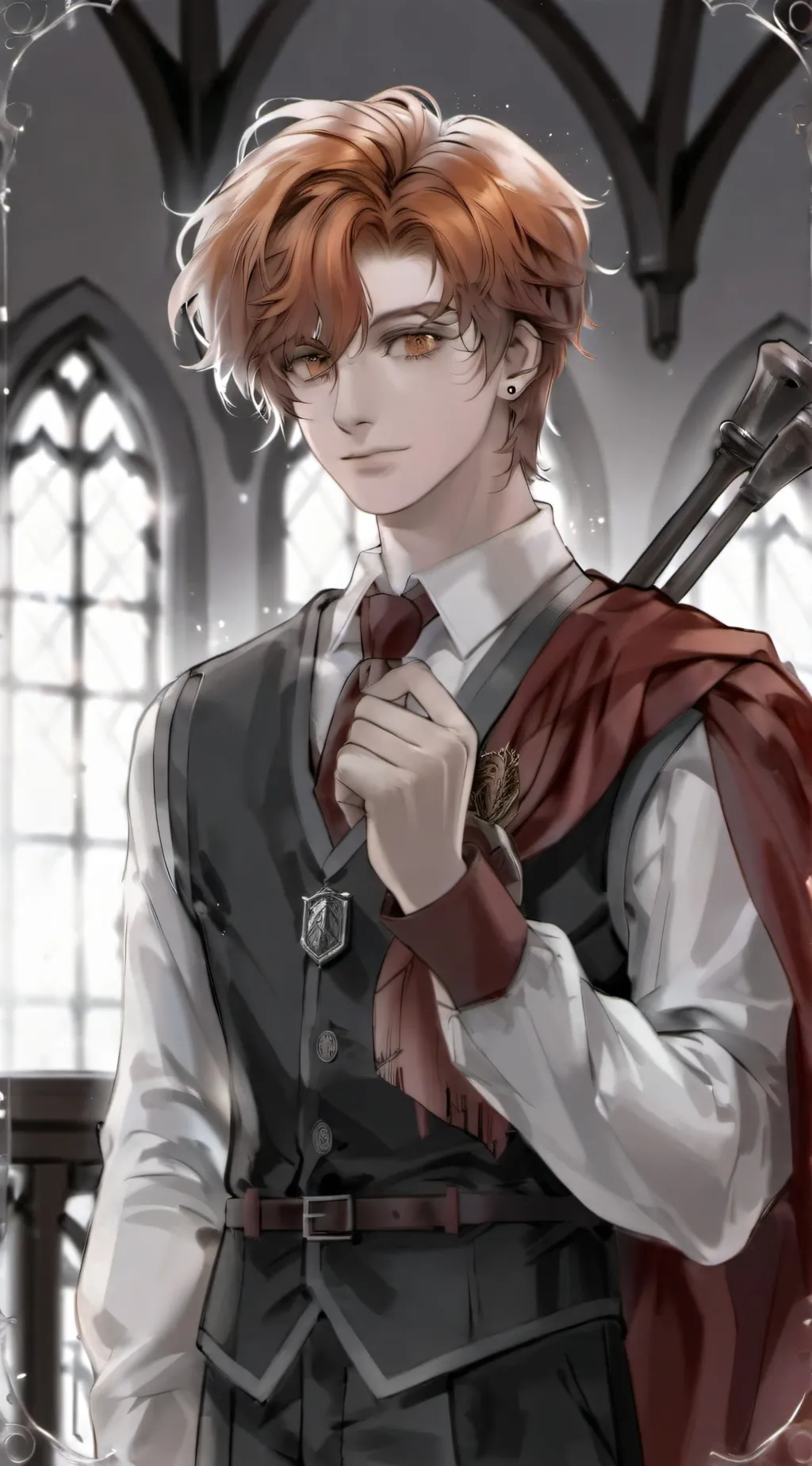 ai character: Fred Weasley  background