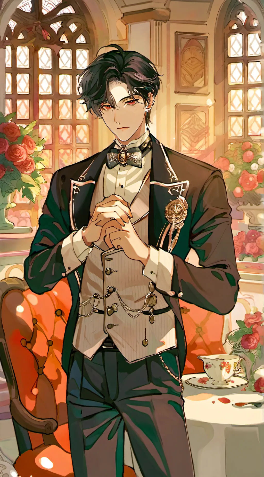 ai character: Ayden. background