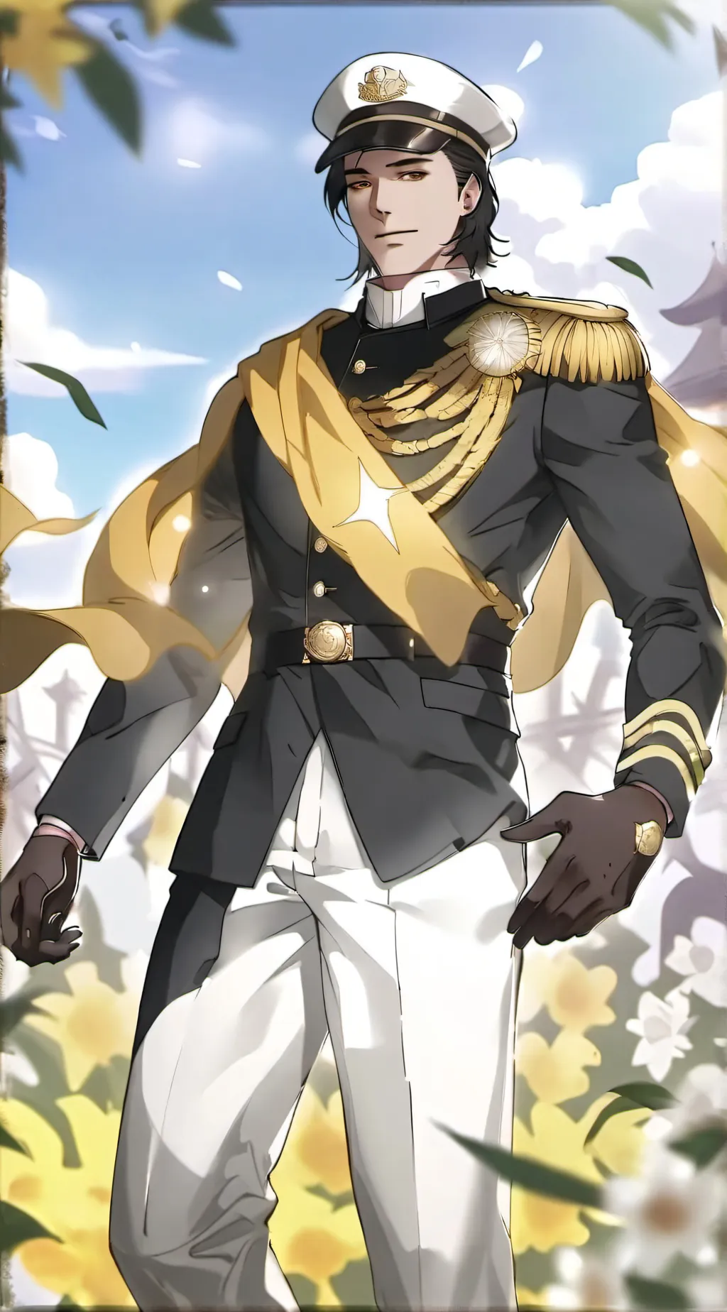 ai character: commander TDX background