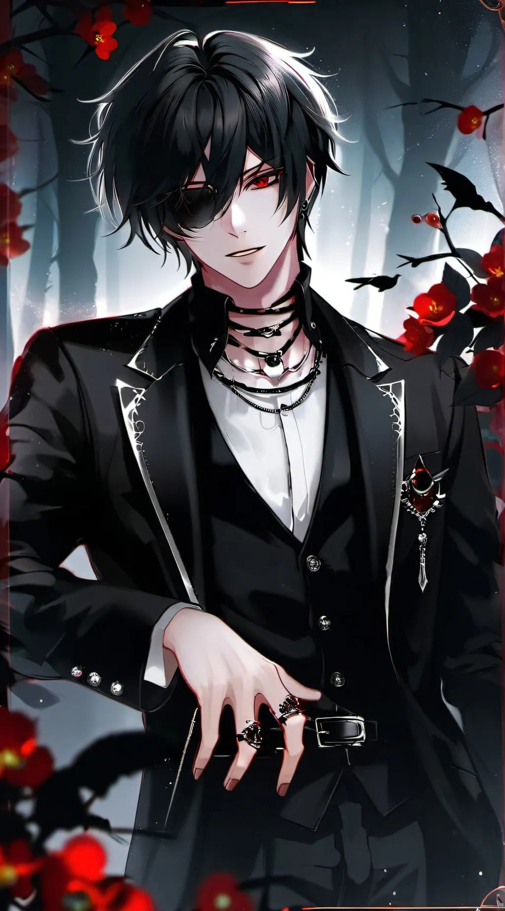 ai character: mark background