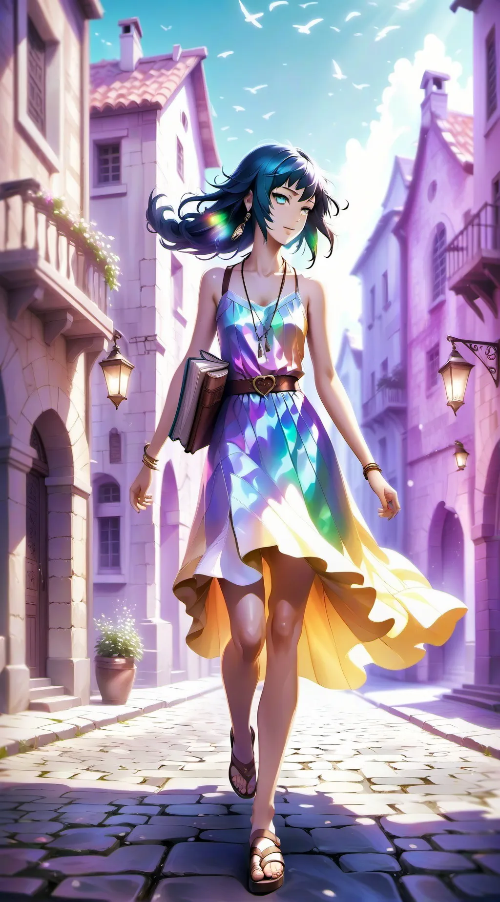 ai character: Veronica  background