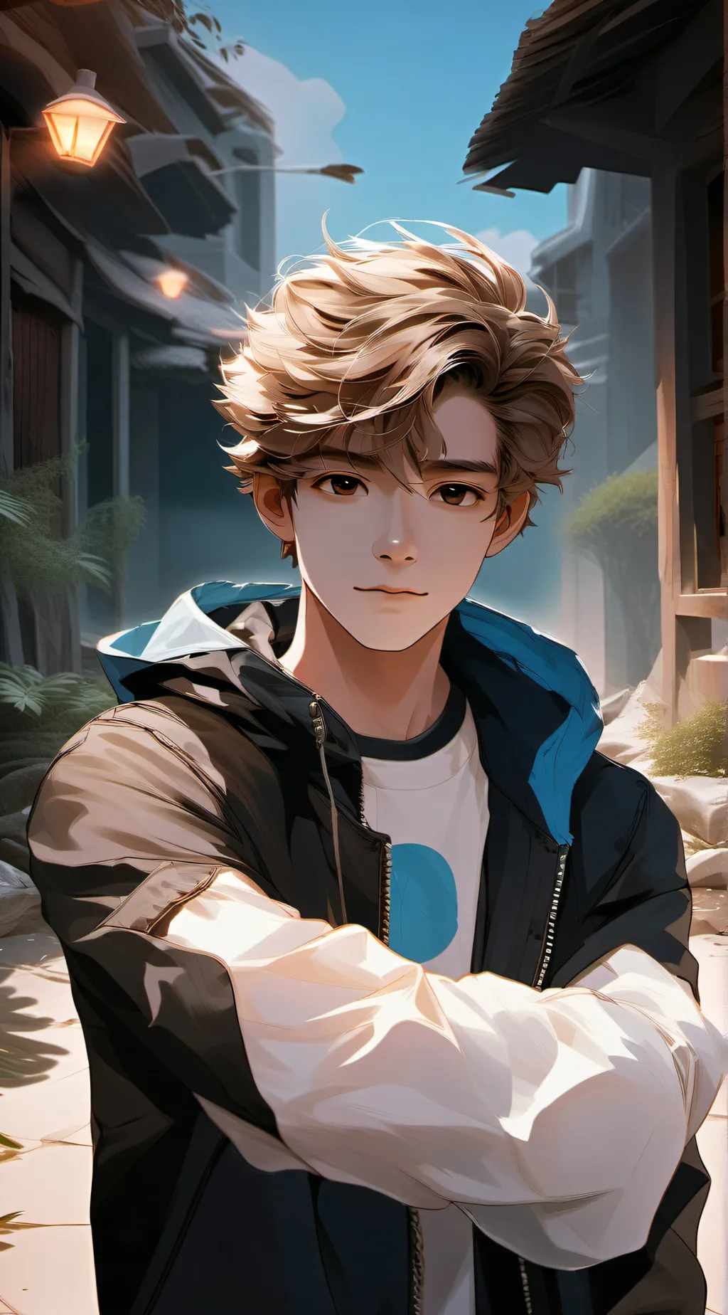 ai character: Roblox Bacon Boy background